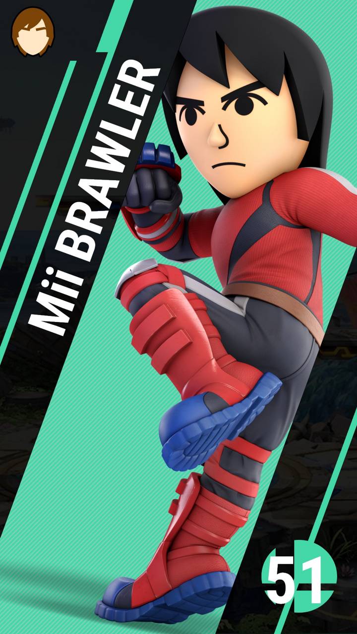 SSBU Mii BRAWLER wallpaper