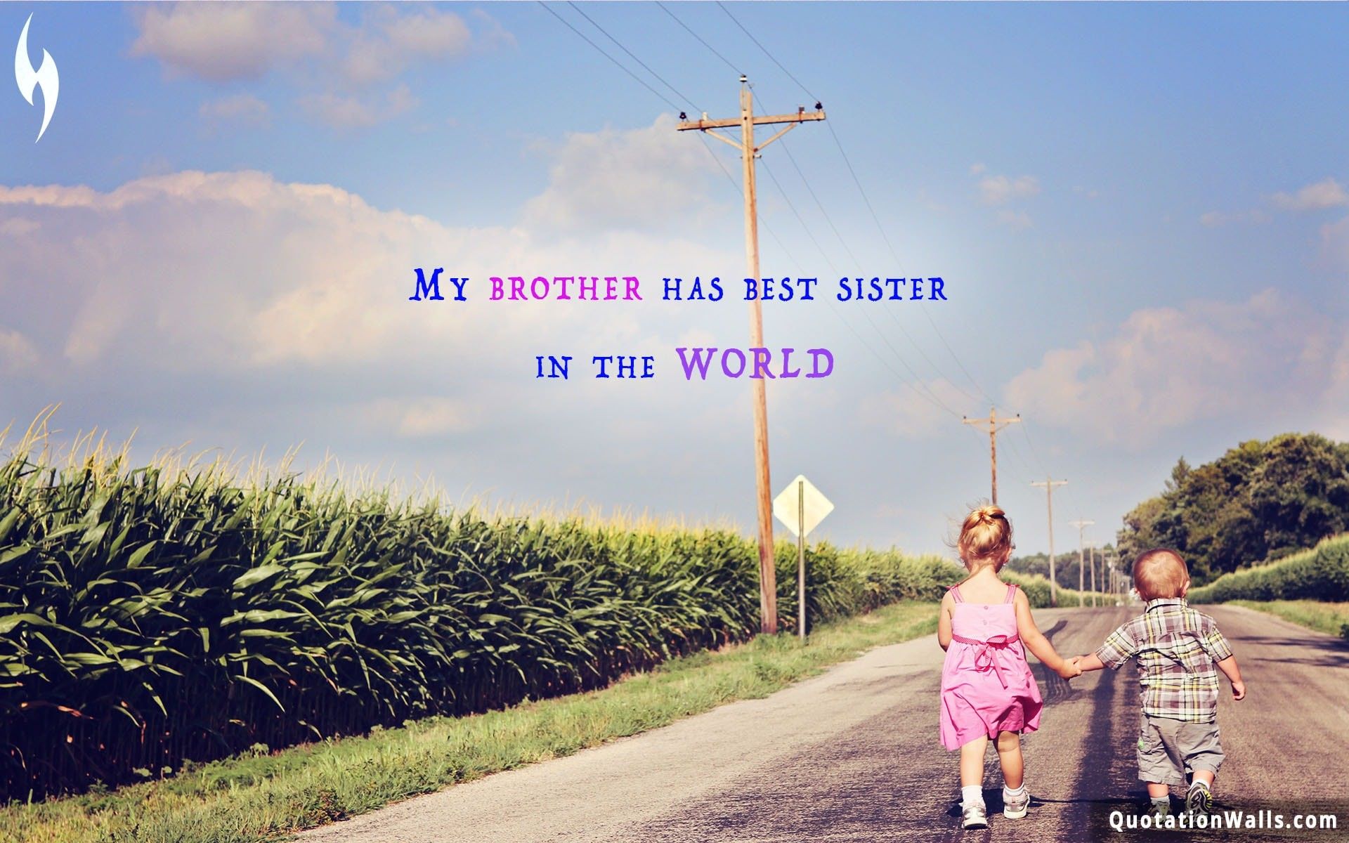 Brother quote: My brother has best sister in the world