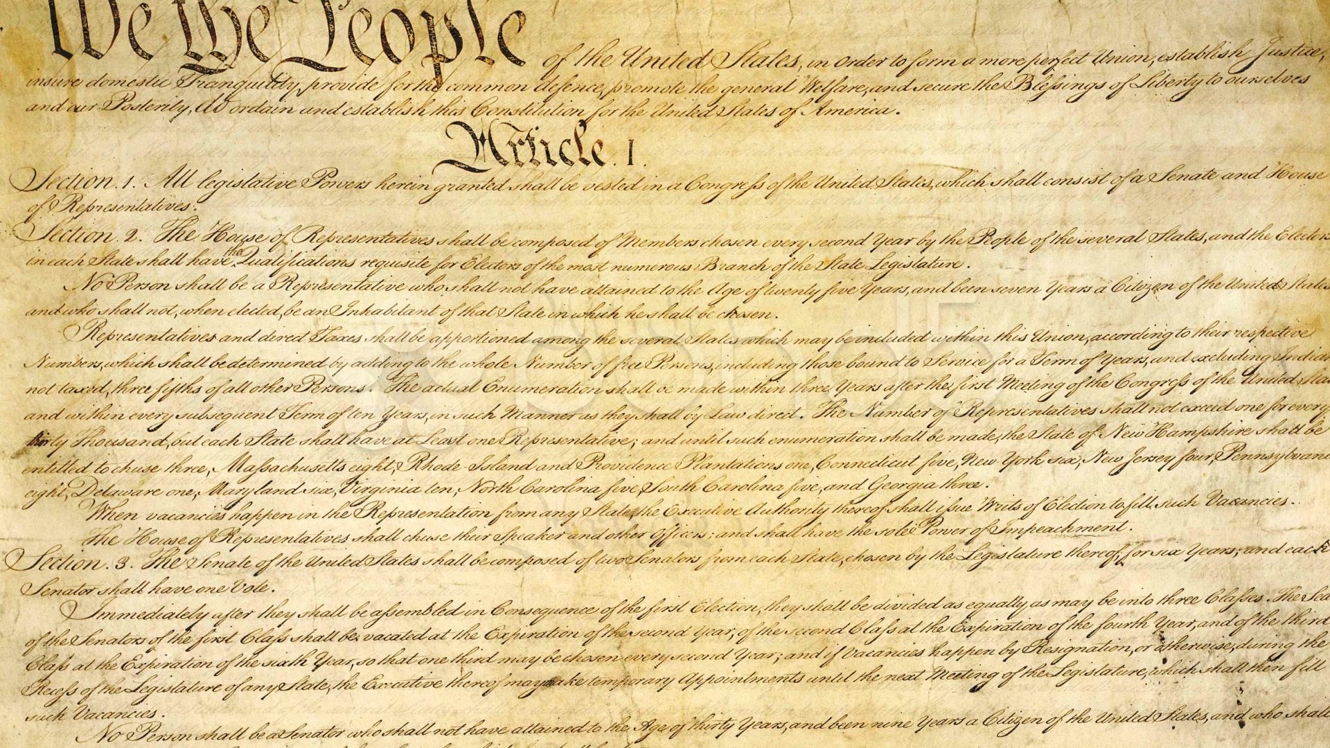 United States Constitution Wallpaper