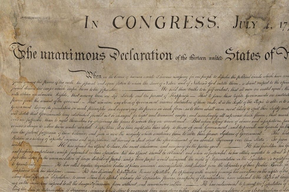 A rare copy of the Declaration of Independence survived the Civil War hidden behind wallpaper Washington Post