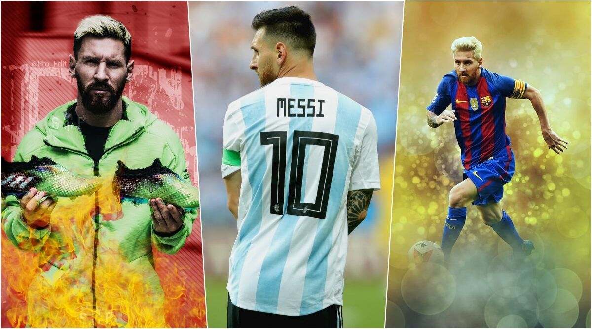 Football News. Lionel Messi HD Image & 4K Wallpaper In Barcelona & Argentina Jersey For Free Download Online. ⚽ LatestLY