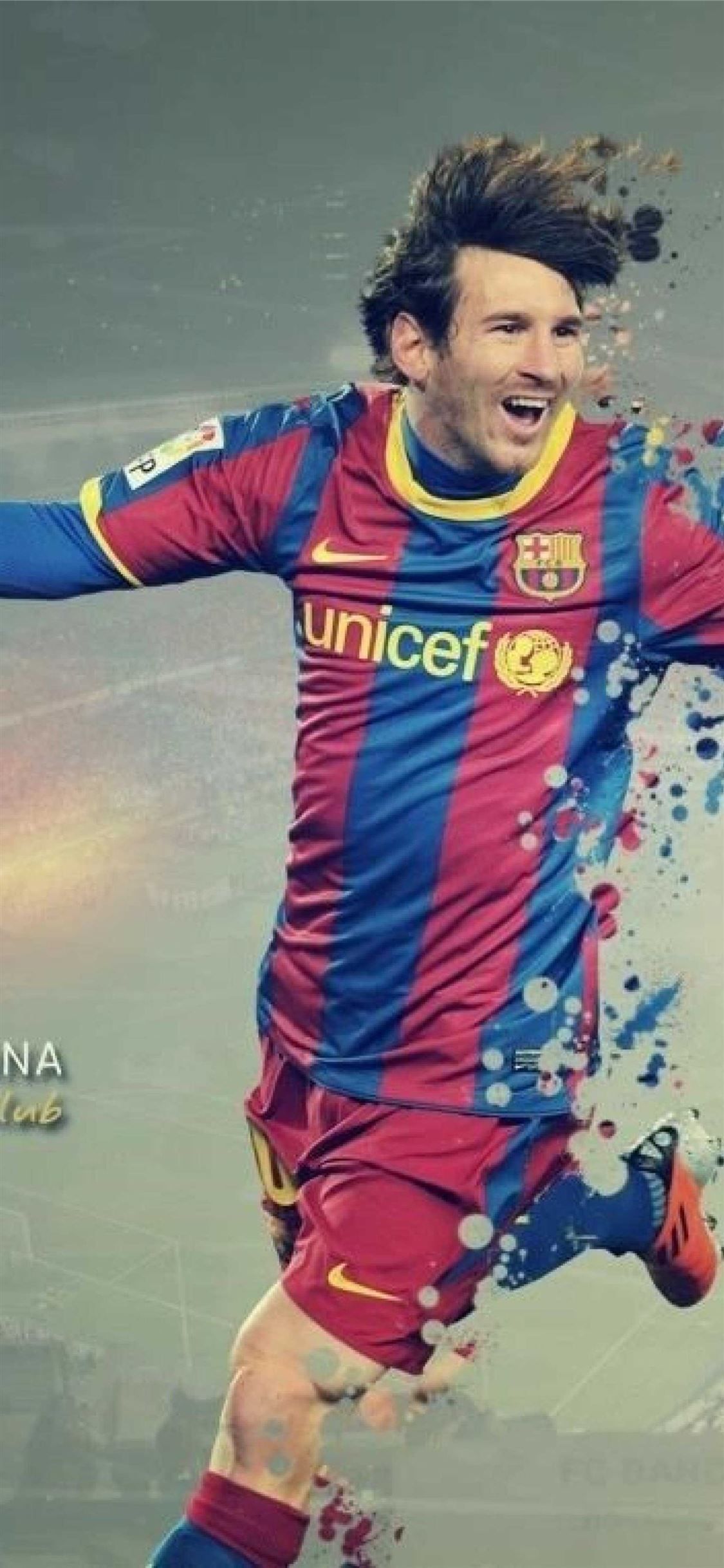 Lionel Messi FCB HD iPhone X Wallpaper Free Download