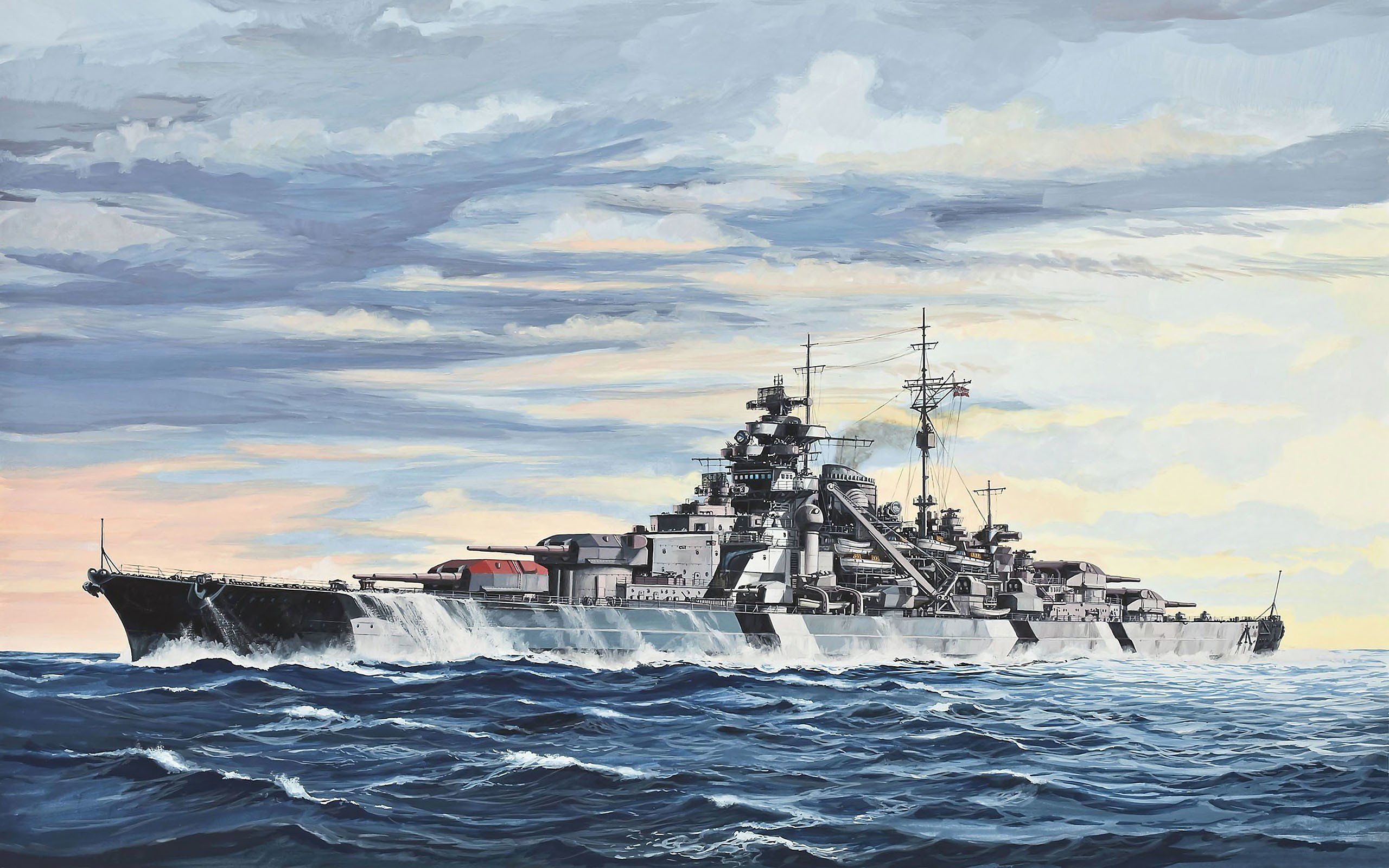 Battleship, Bismarck (ship) Wallpaper HD / Desktop and Mobile Background