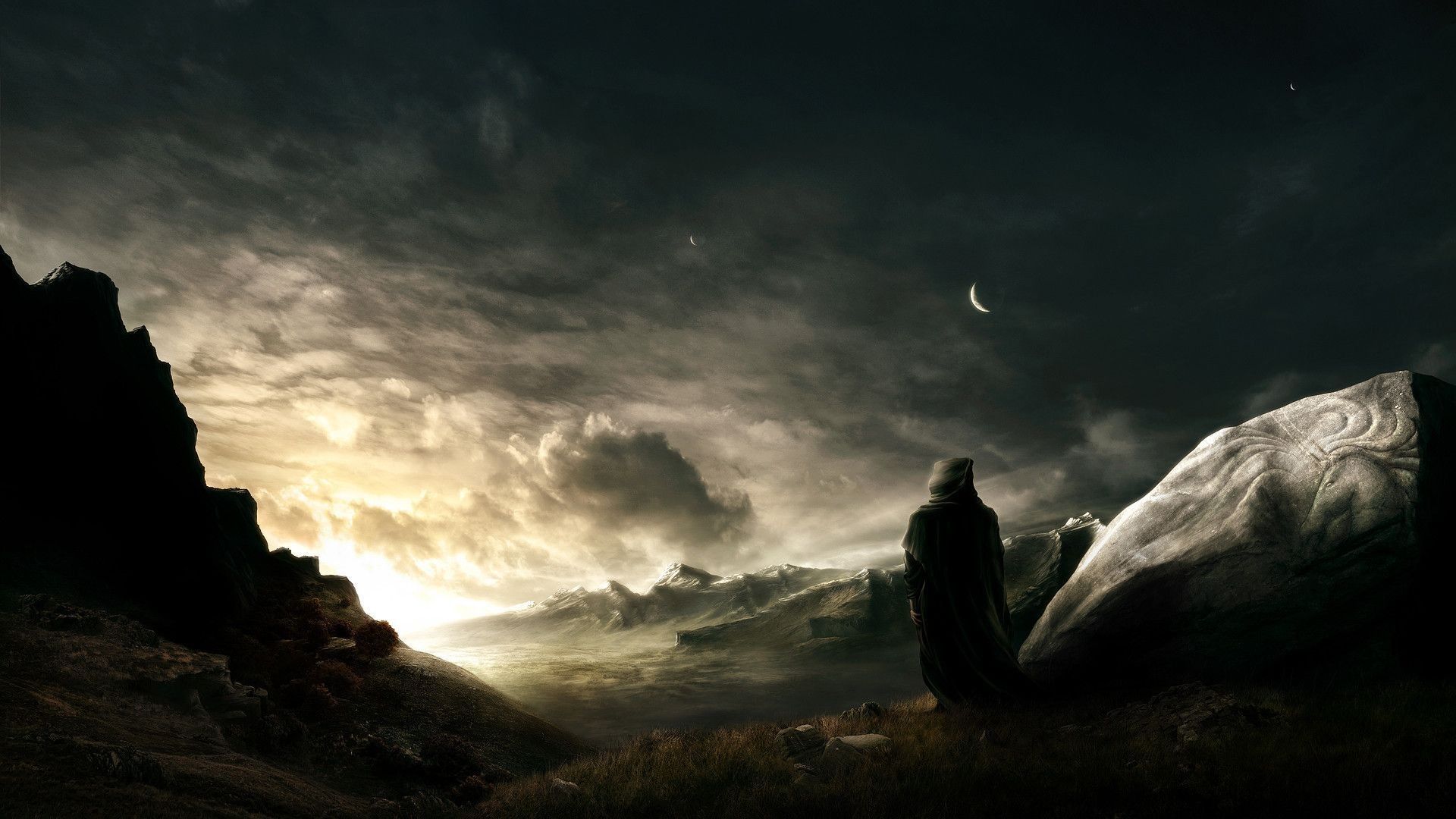 Dark Fantasy Landscape, Download Wallpaper