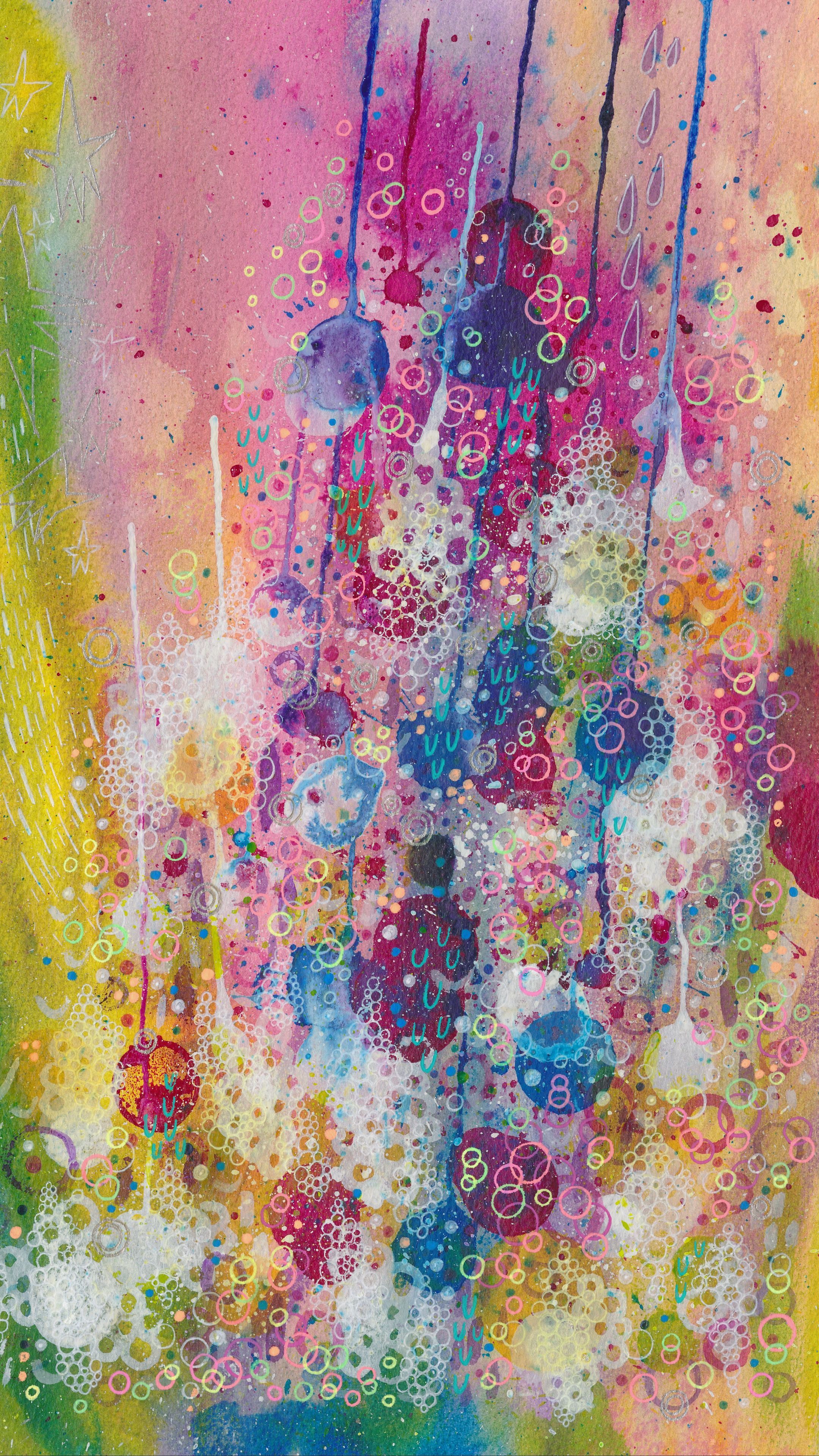 Abstract #abstraction, #patterns, #circles, #spots, #multicolored, #watercolor #wallpaper HD 4k bac. Watercolor wallpaper iphone, Abstract, Art wallpaper iphone