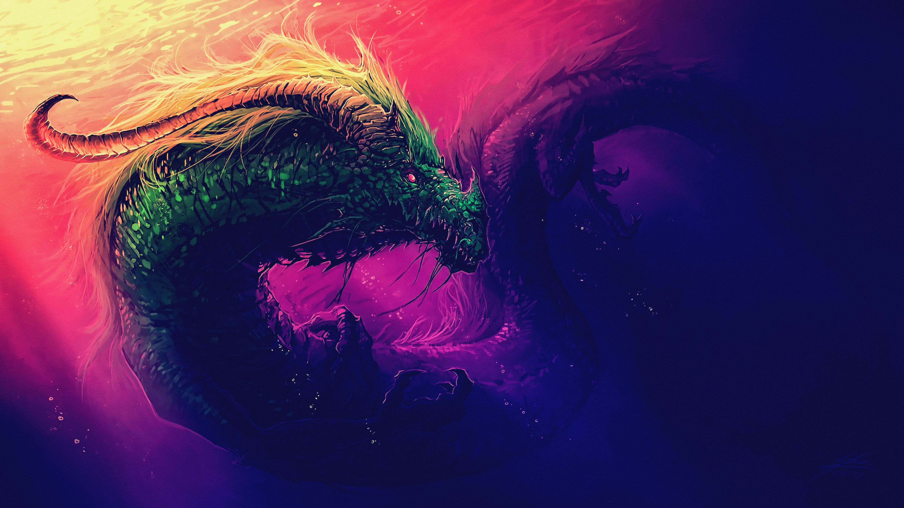 Colors Dragon 4k Ultra HD Wallpaper. HD Wallpaper, HD Background, Tumblr Background, Image, Picture