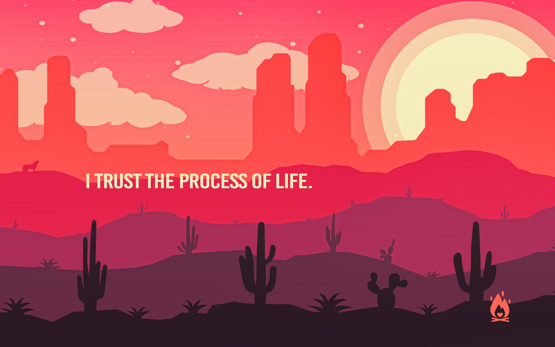 Trust The Process Wallpaper