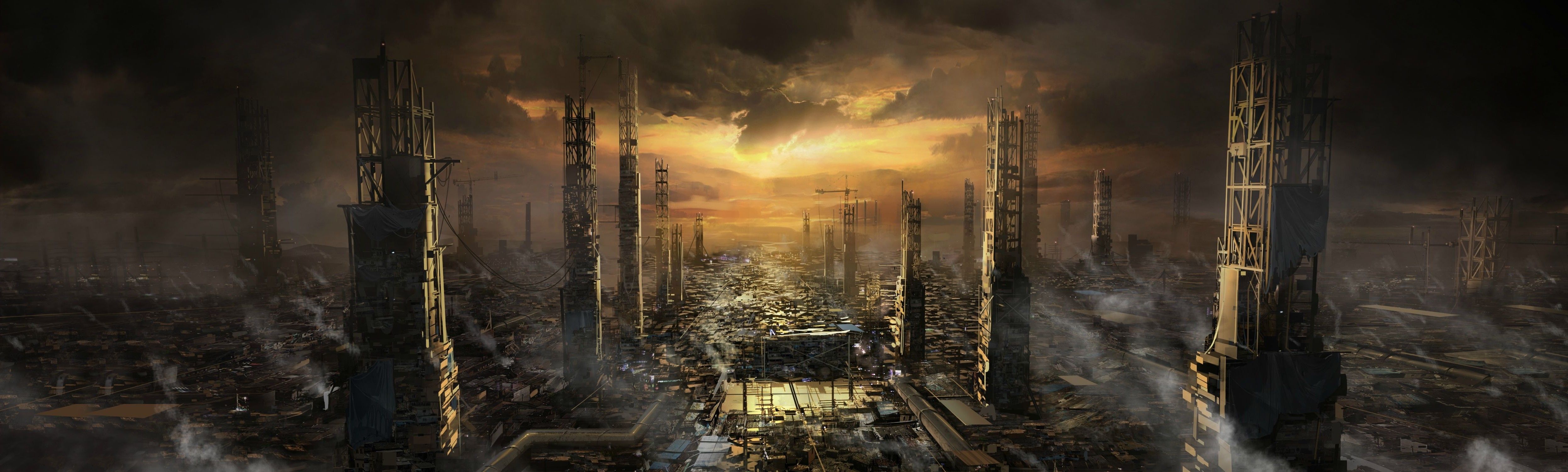 artwork, Video Games, Deus Ex: Mankind Divided Wallpaper HD / Desktop and Mobile Background
