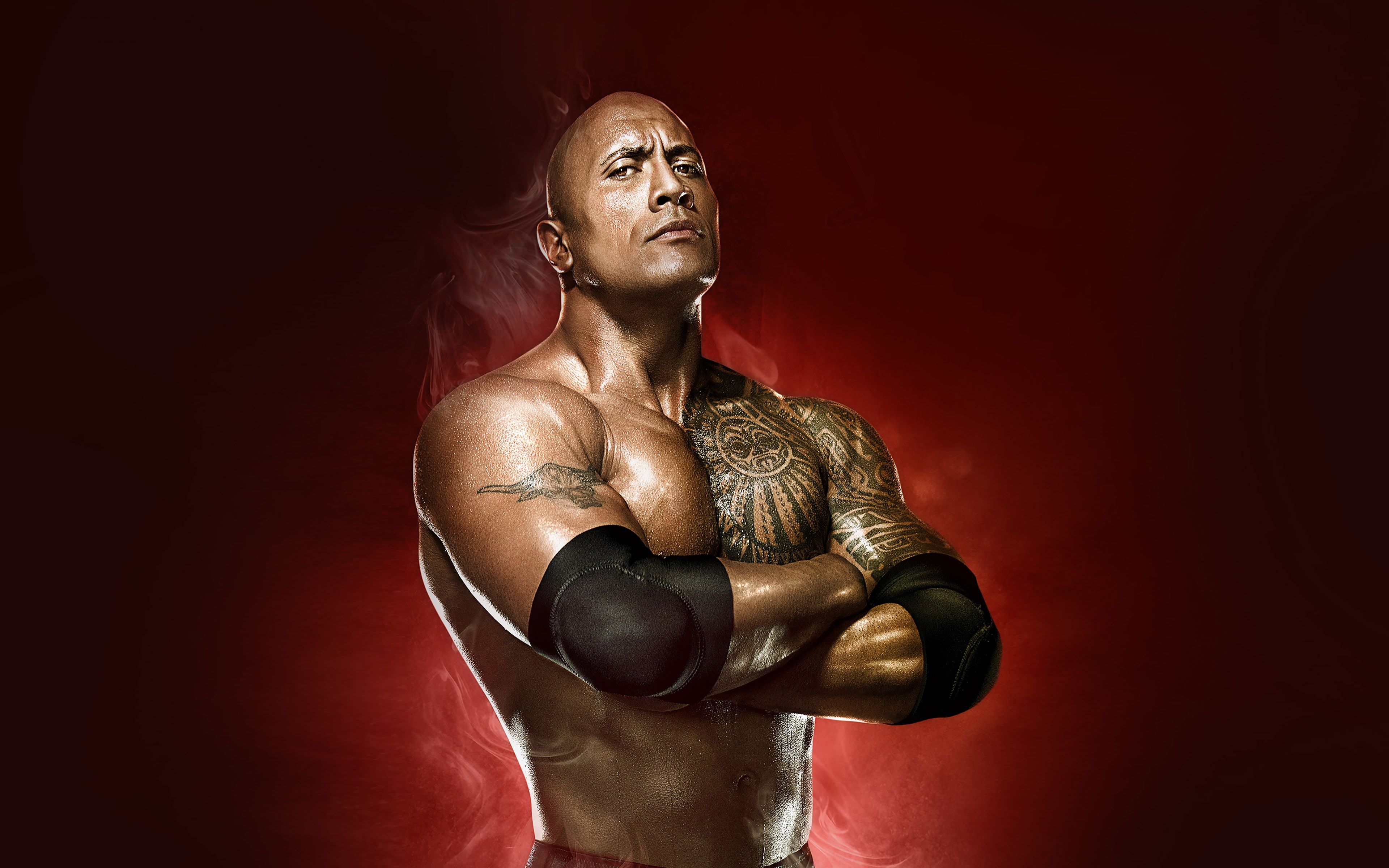 Wallpaper Wwe Rock Champion