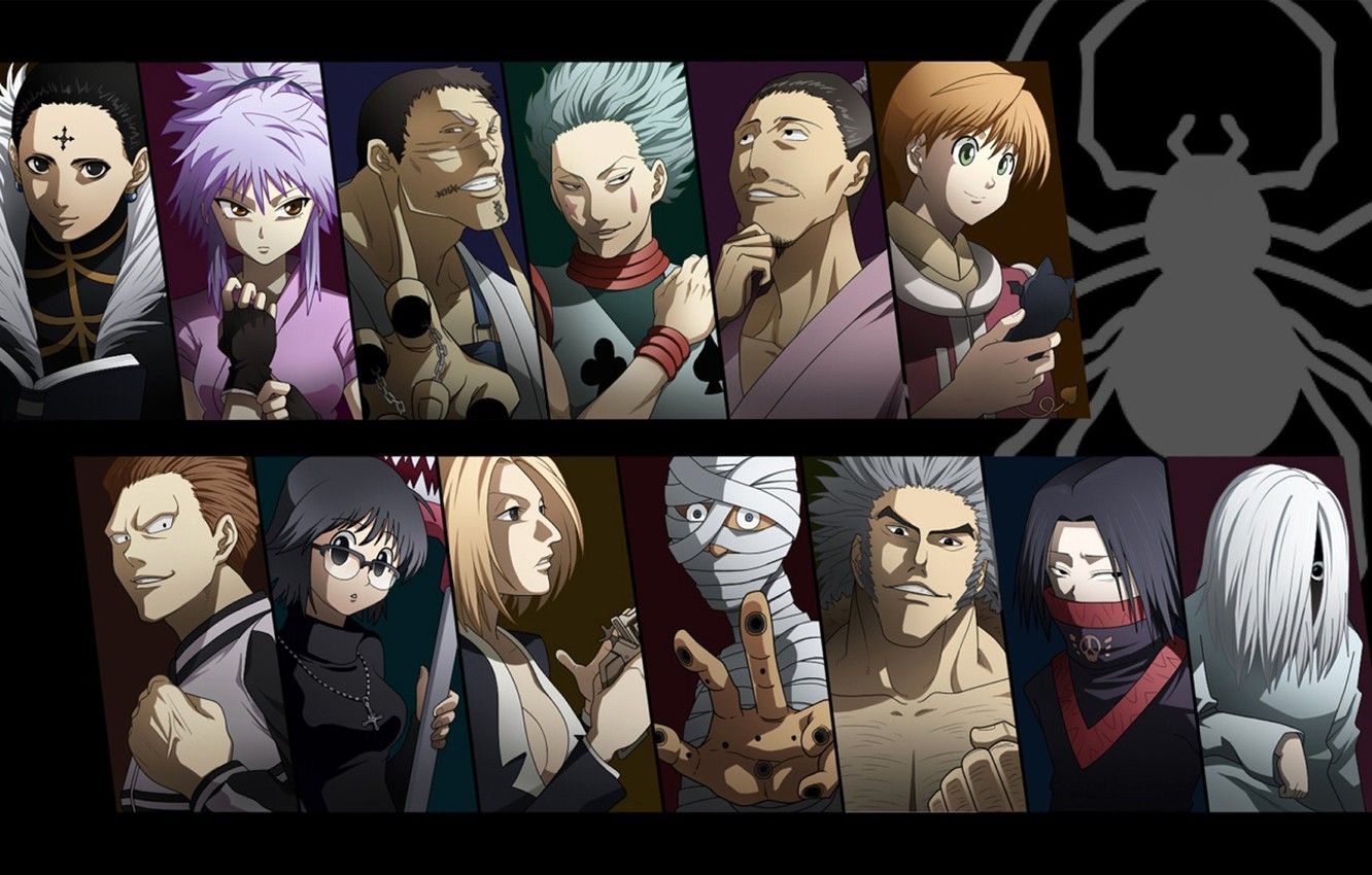 HD wallpaper: Spider Clan from Hunter X Hunter, Phantom Troupe, Hisoka ,  group of people