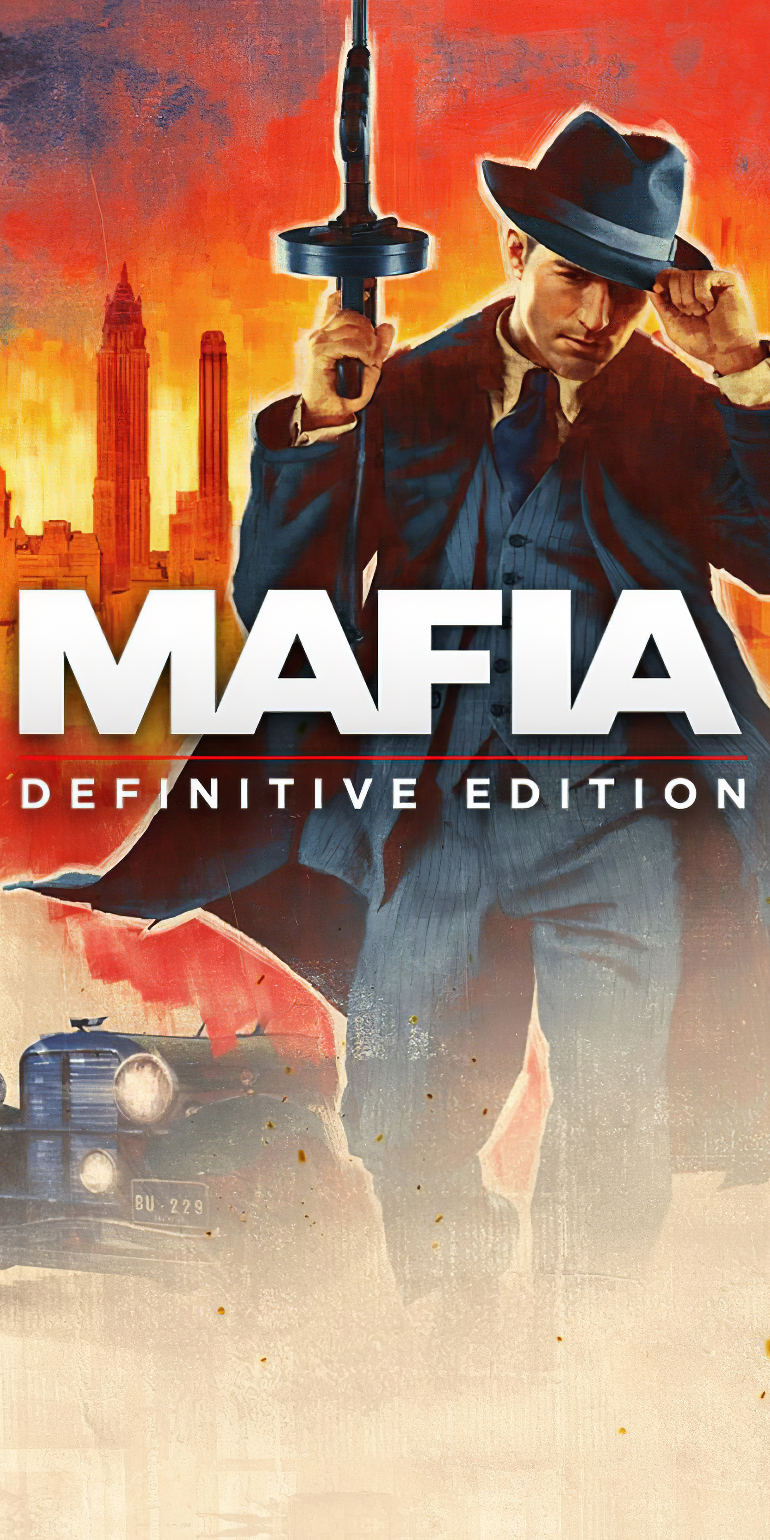 Mafia 1 Definitive Edition Phone Wallpaper (18: enhanced using gigapixel)
