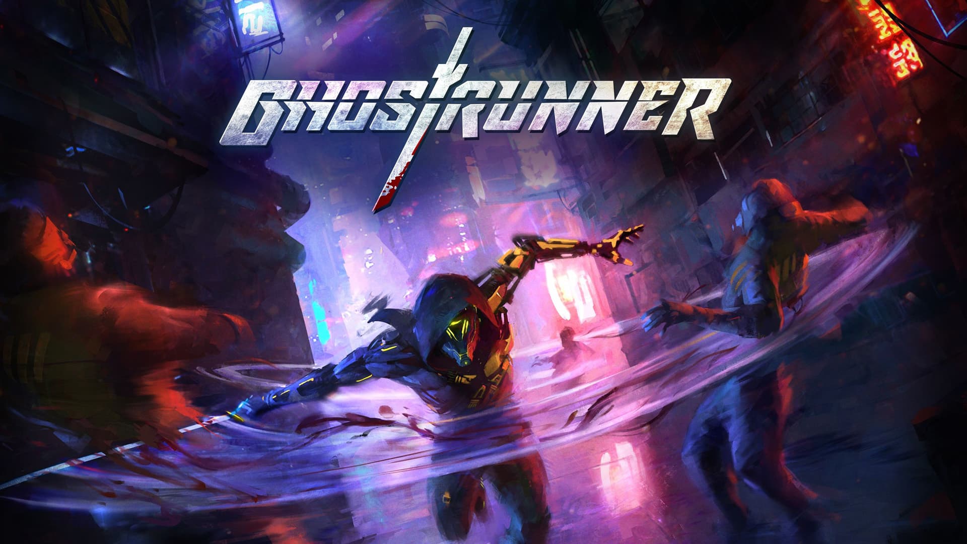 Обои на рабочий стол ghostrunner