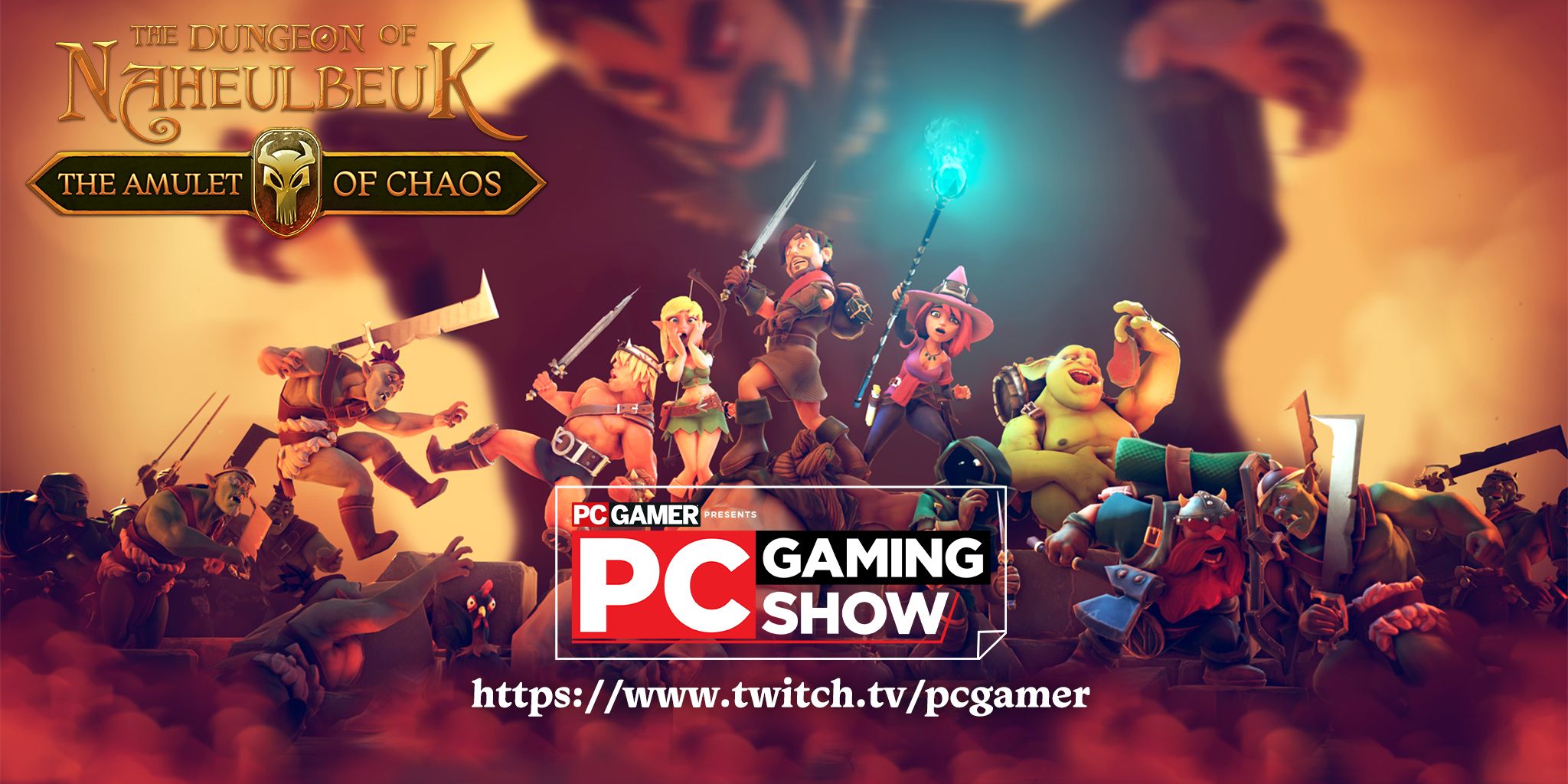 The Dungeon of Naheulbeuk: The Amulet of Chaos in the PC Gaming Show! news