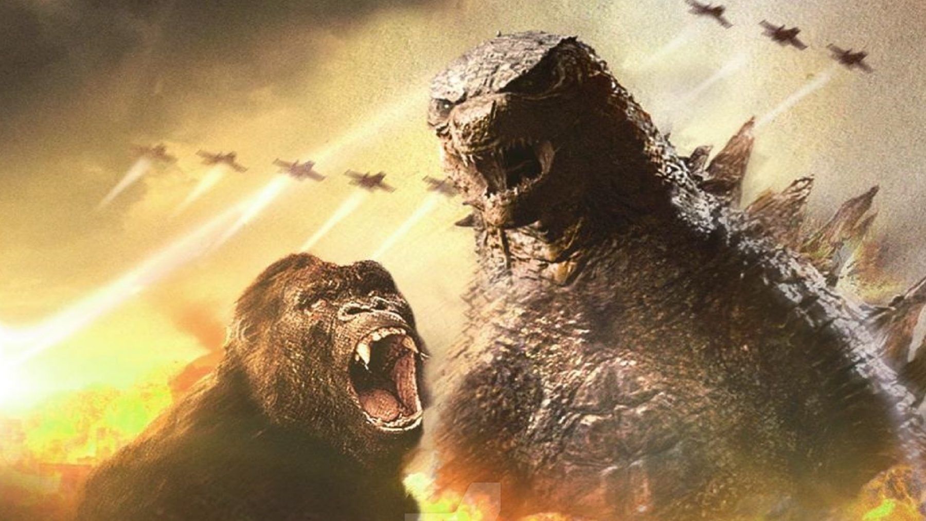 Godzilla Vs. Kong Desktop Wallpaper HD