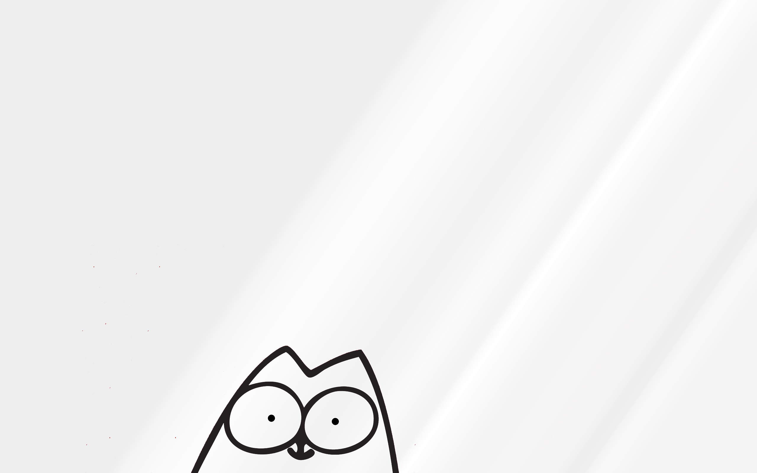 #drawing #comics #cat #Simons Cat #monochrome #simple background wallpaper. Mocah.org HD Desktop Wallpaper