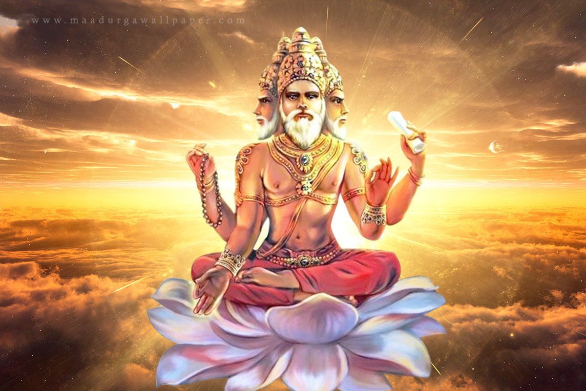 Lord Brahma wallpaper, pics & HD photo download. Brahma, Gayatri mantra, Hindu mantras