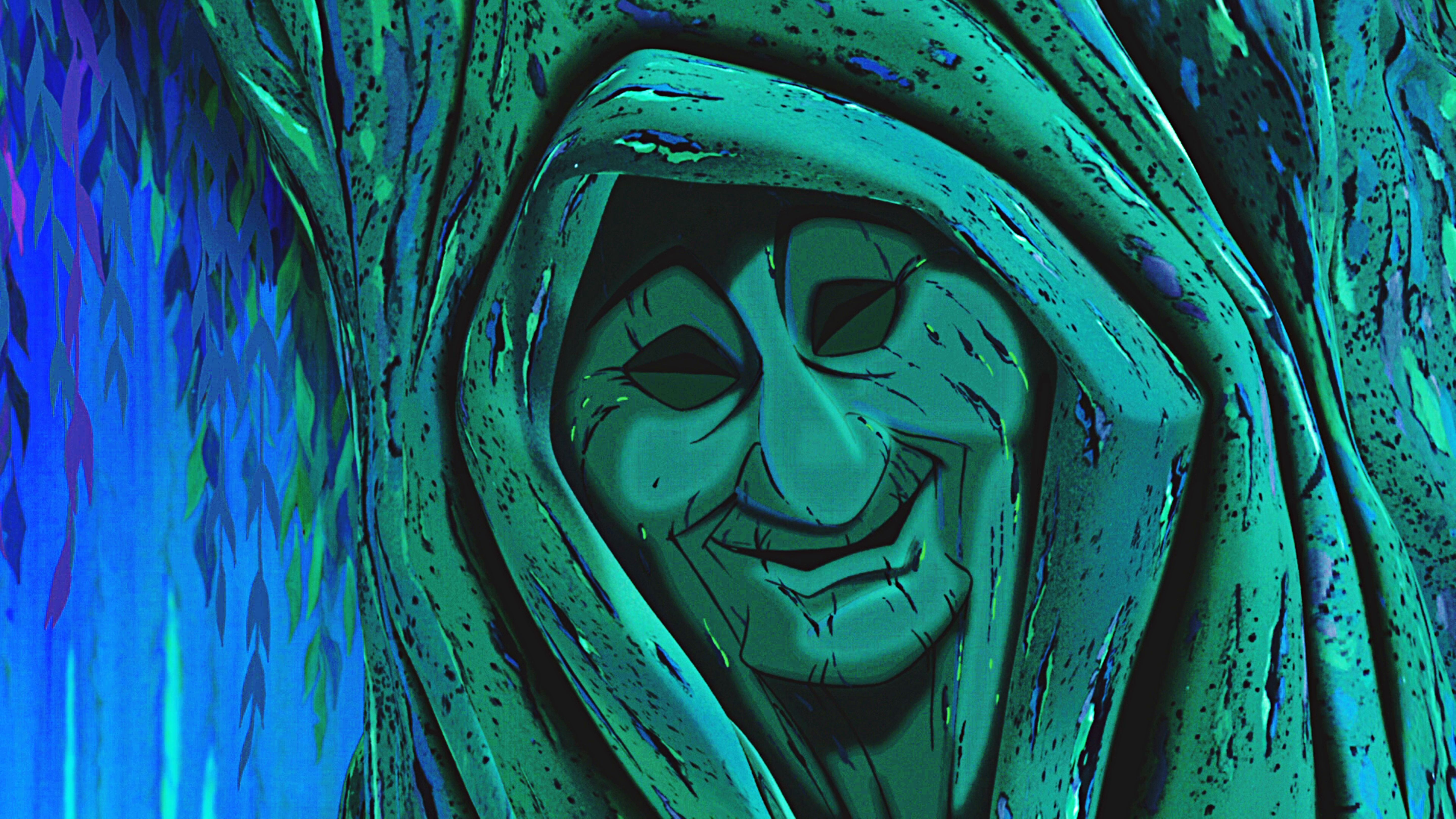 Walt Disney Screencapture of Grandmother Willow from Pocahontas (1995). Grandmother willow, Disney characters image, Disney art