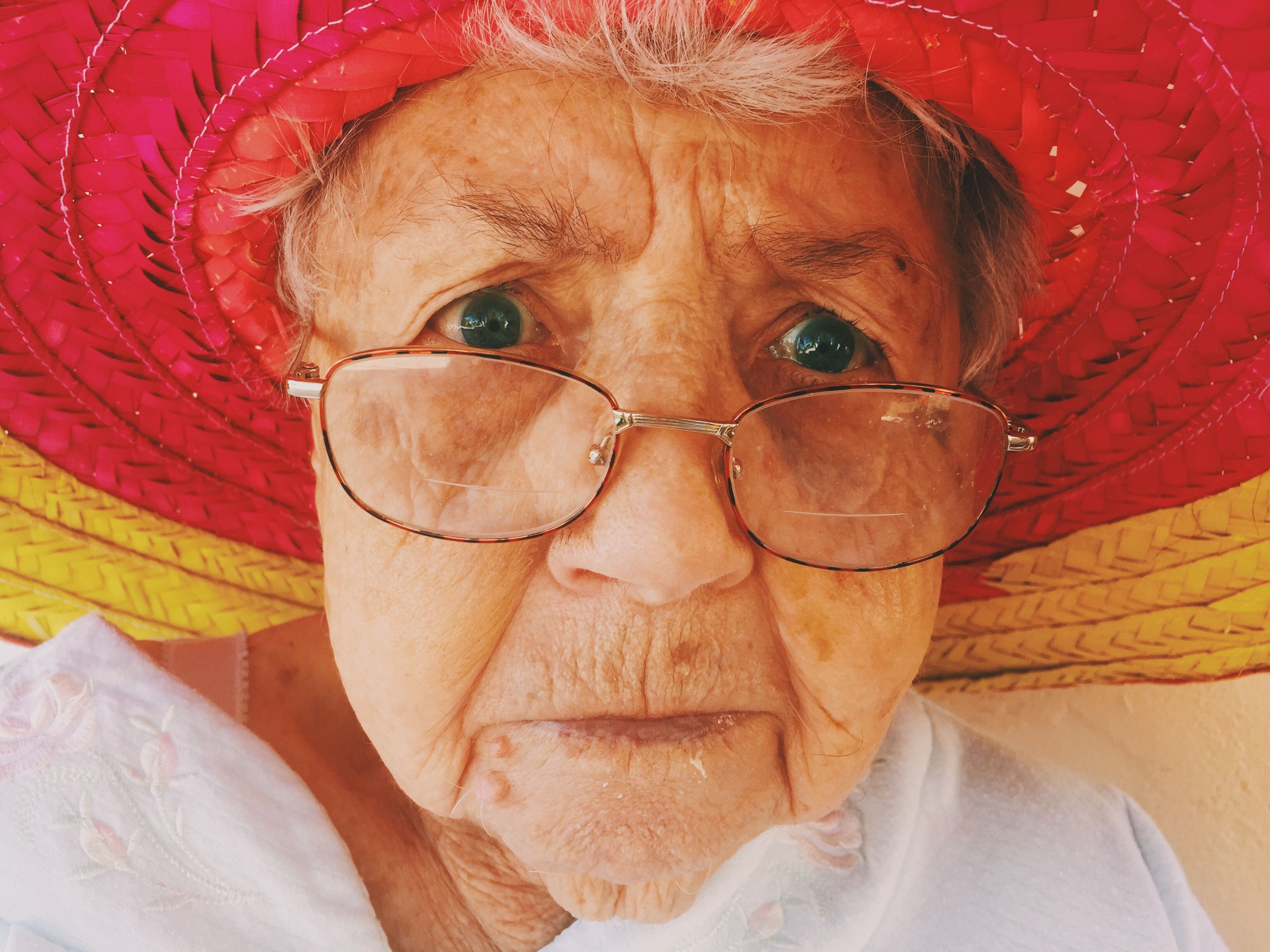 3264x2448 hat, person, grand mother, elderly, woman with glass, adult, glass, grandma, wrinkle, expression, aged, granny, face, PNG image, eye, senior, old woman, portrait, woman, grand nanny, grandmother. Mocah.org HD