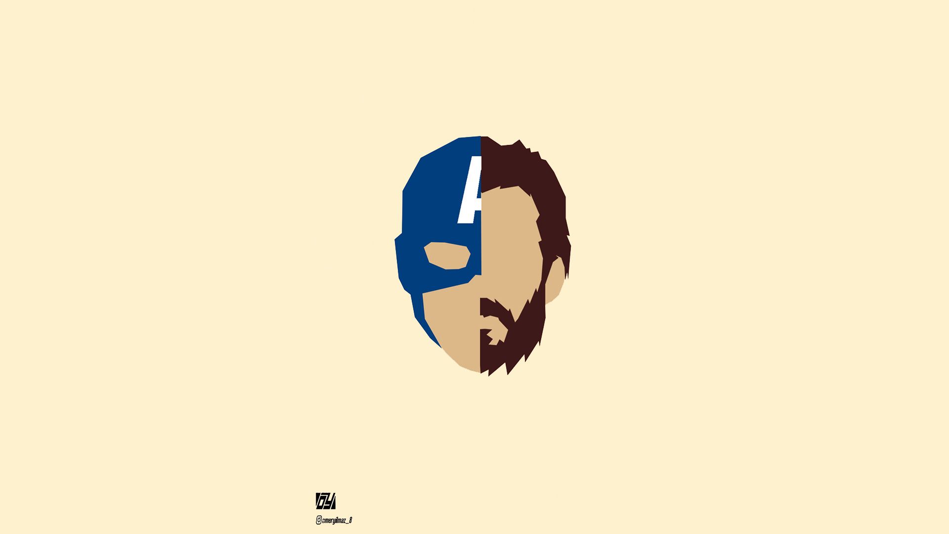 Captain America Steve Rogers Minimalism 1024x768 Resolution HD 4k Wallpaper, Image, Background, Photo and Picture