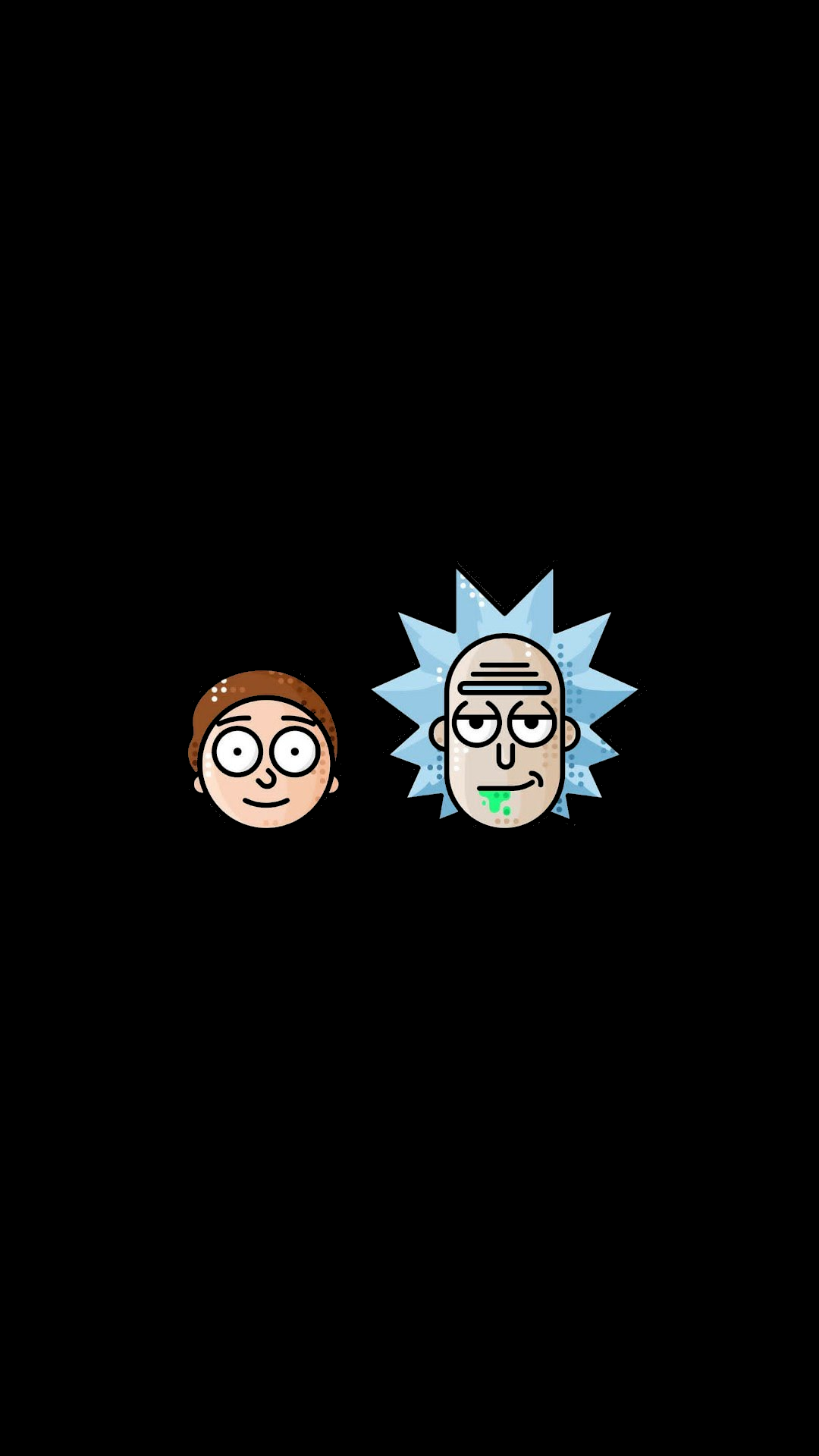 Rick and Morty AMOLED Mobile Wallpaper - 9GAG