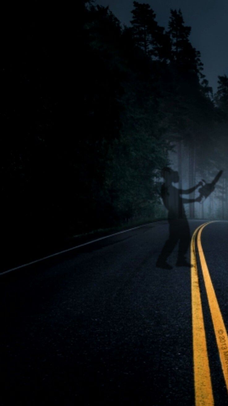 Scary wallpaper / dark roads are creepy. Scary, Wallpaper, Creepy
