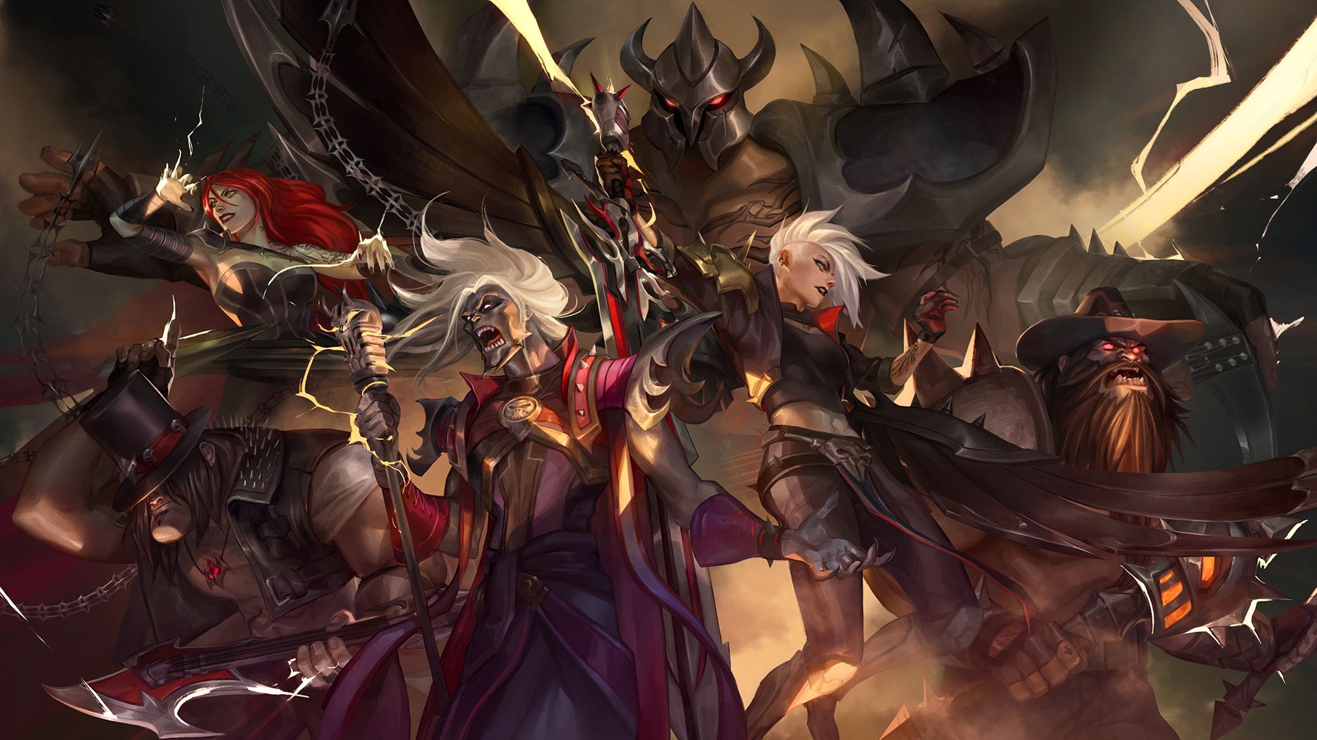 Pentakill Wallpaper. Pentakill Wallpaper, Pentakill Sona Wallpaper and Pentakill Rengar Wallpaper