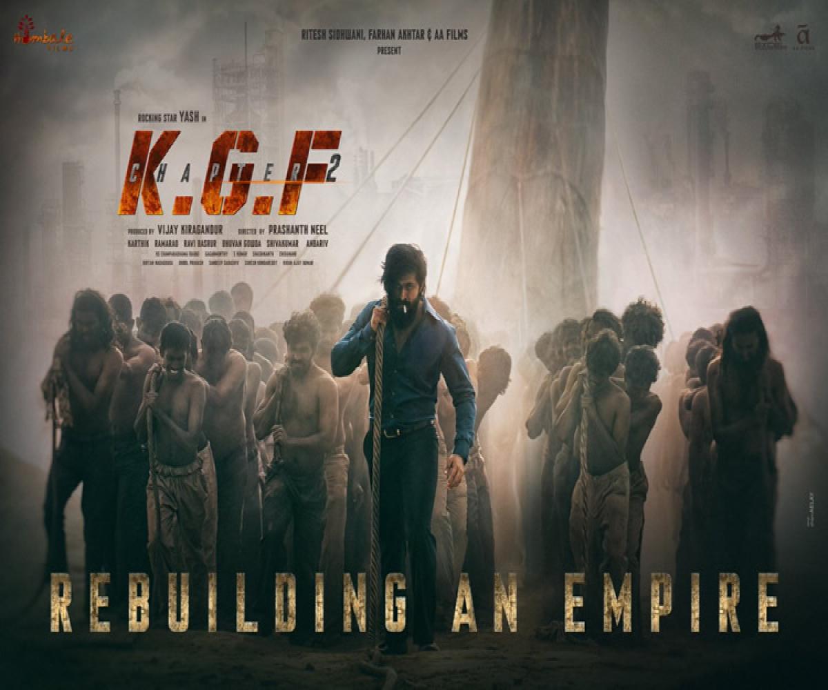 Yash's 'KGF: Chapter 2' first look released. The News Minute