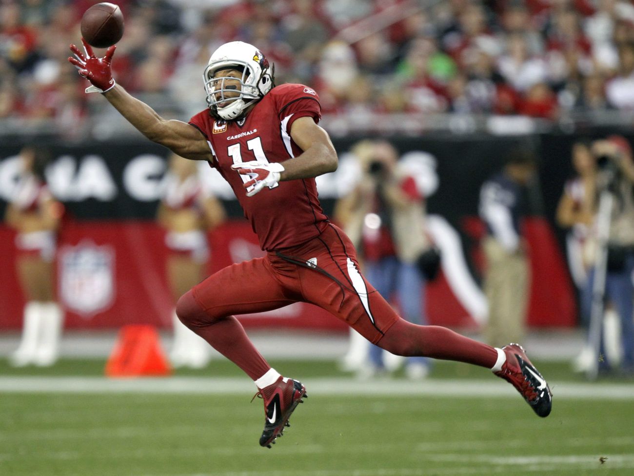 Larry Fitzgerald One Handed Catch Wallpaper 1 Grueling Truth