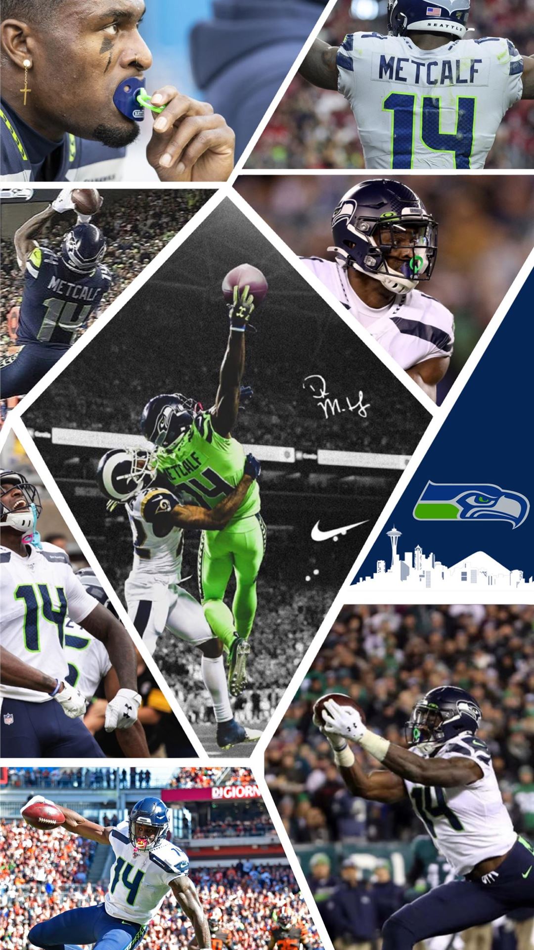 Made a DK BeastCalf today Enjoy Go Hawks Seahawks iPhone 8 Wallpaper Free Download