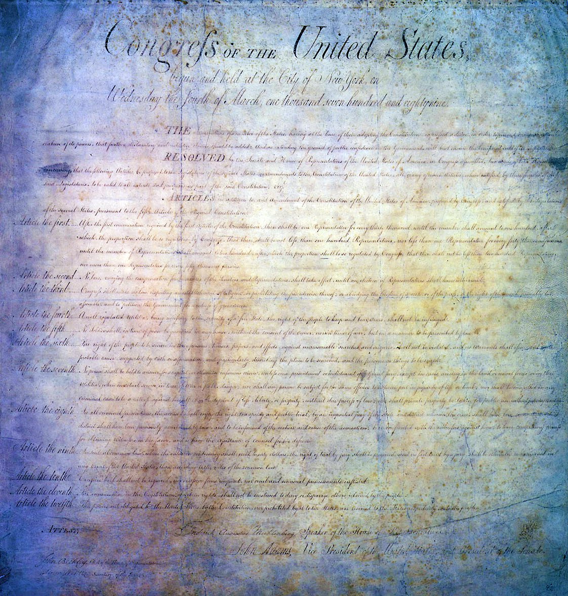 Bill of Rights Wallpaper