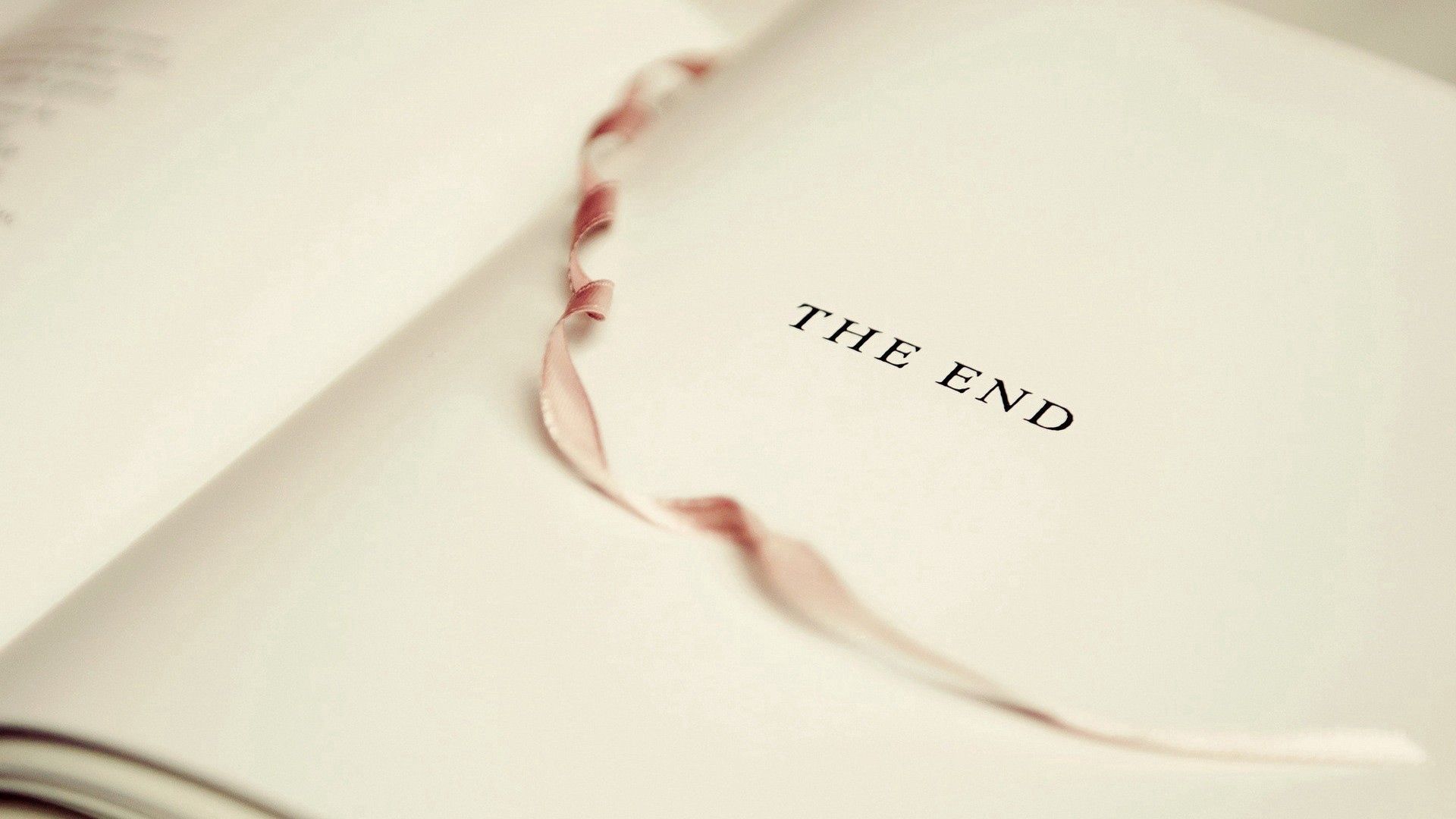 Download wallpaper 1920x1080 book, page, tab, the end HD background