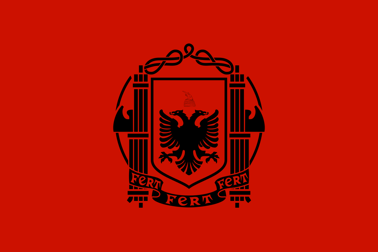 Fascist Albania Flag HD Wallpaper
