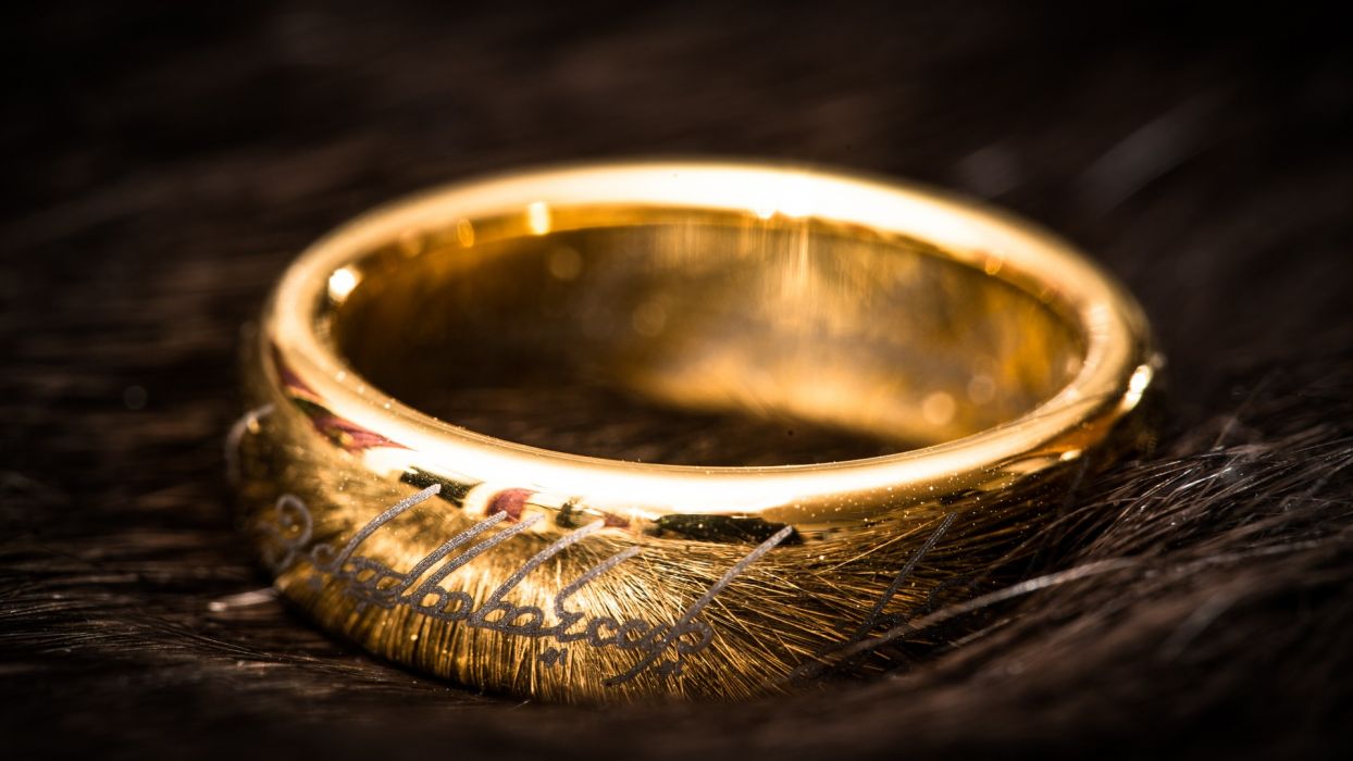 Rings The Lord of the Rings one ring wallpaperx1080