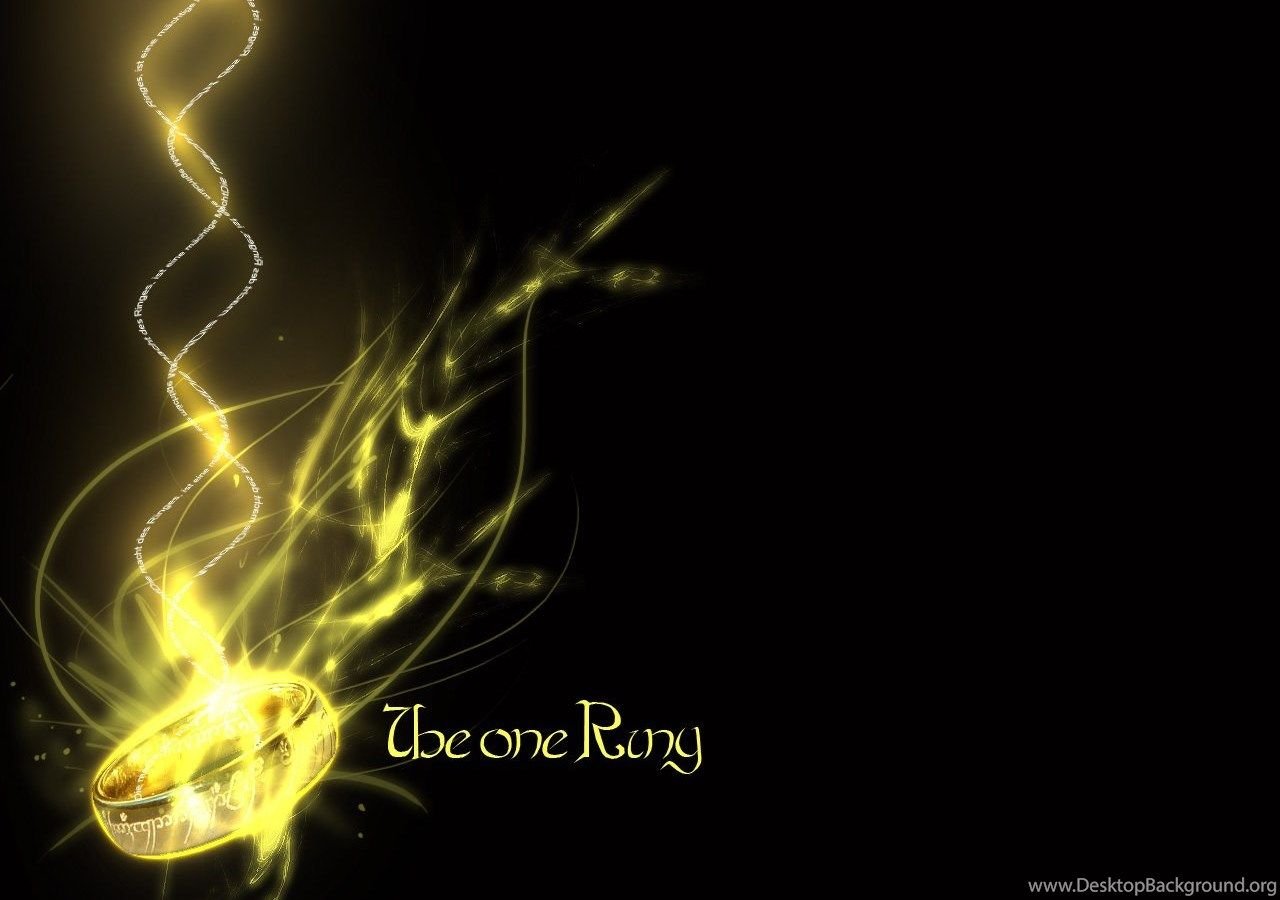 The One Ring Lord Of The Rings Wallpaper Fanpop Desktop Background