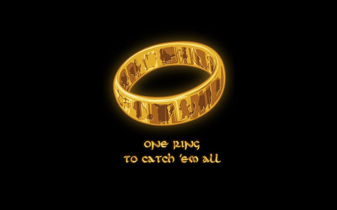 pokemon, The Lord of the Rings, one ring wallpaper