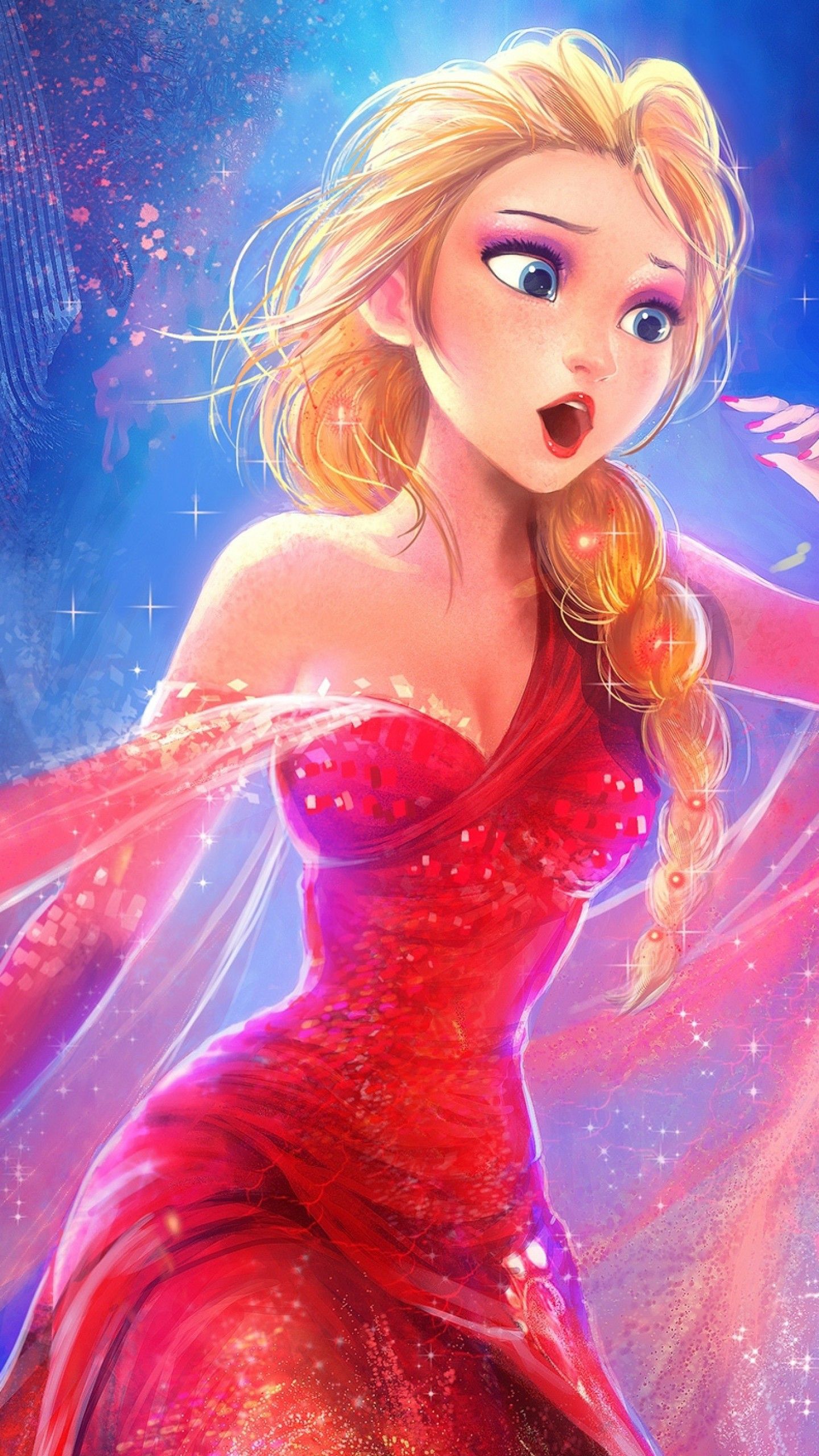 Elsa Anime Wallpapers - Wallpaper Cave