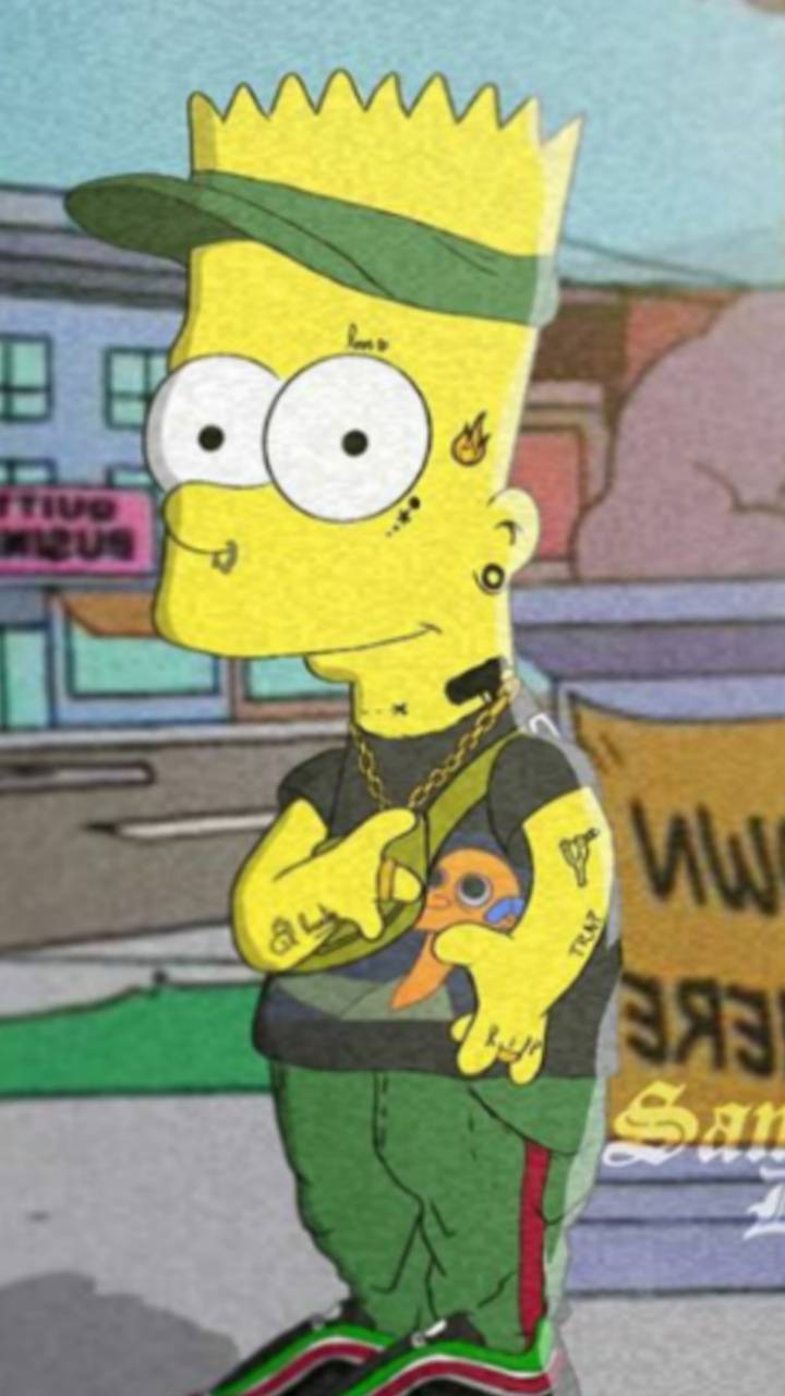Bart Simpson Gucci posted by Sarah Peltier.