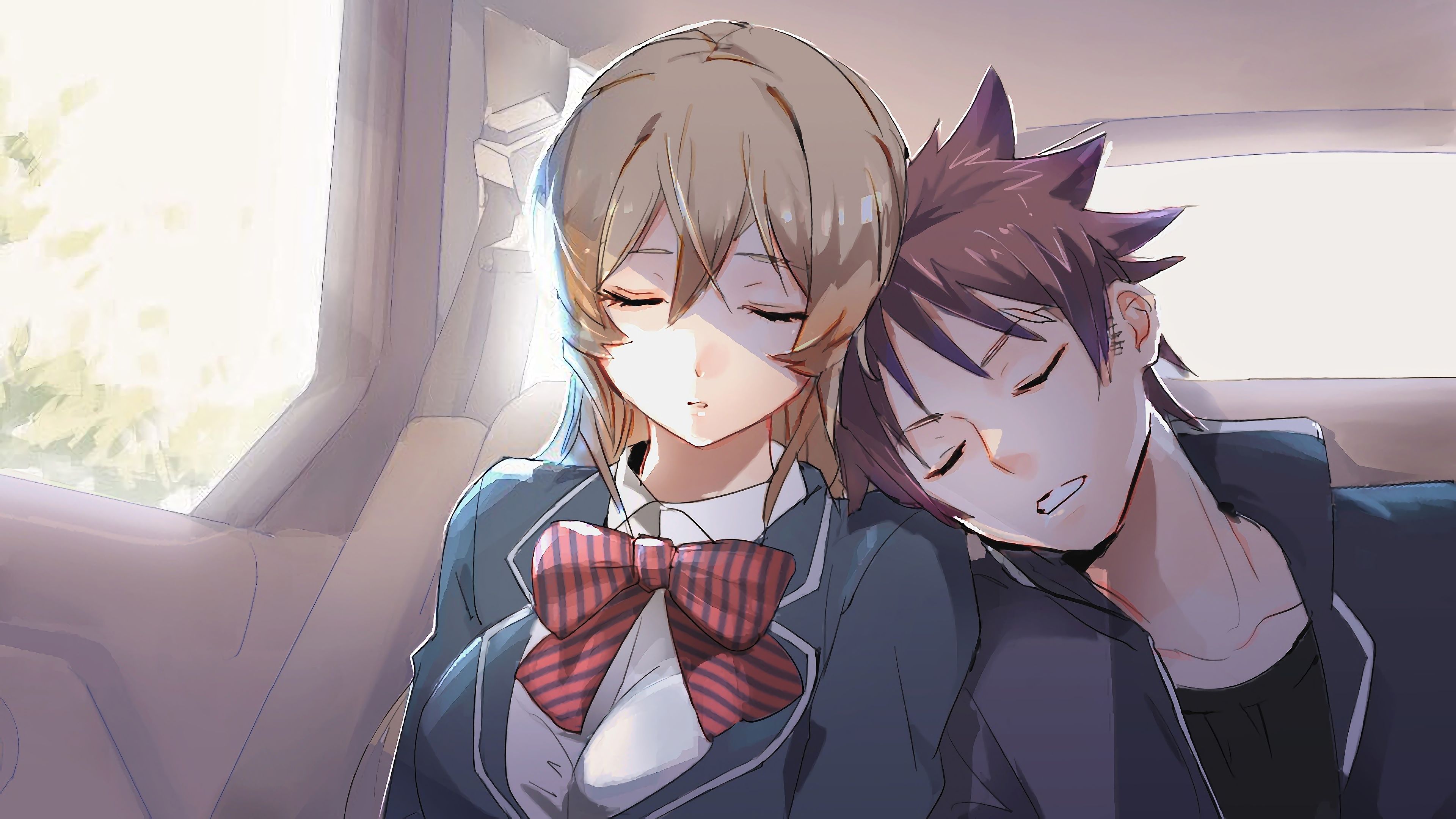 Erina Nakiri Soma Yukihira Food Wars Shokugeki No Soma 4K