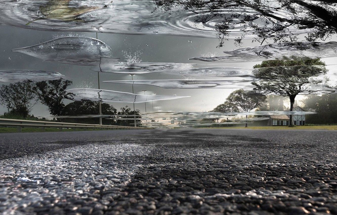 desktop puddle screen saver