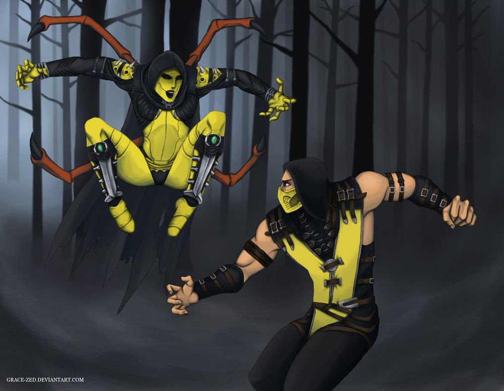 D'Vorah. Made up Characters