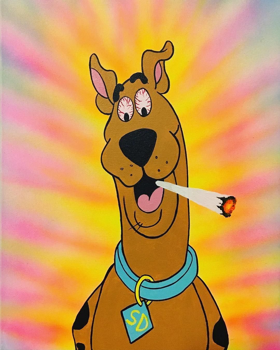 scooby doo and shaggy getting high