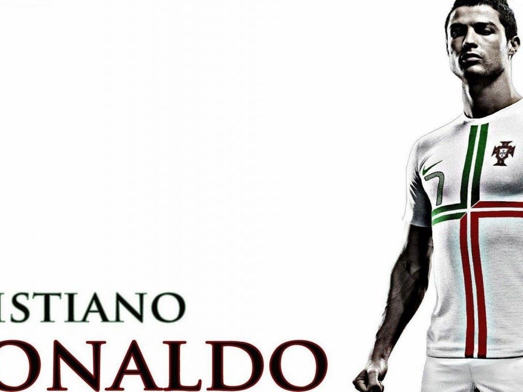 Wallpaper Cristiano Ronaldo Portugal Jersey 1366x768 Desktop Background