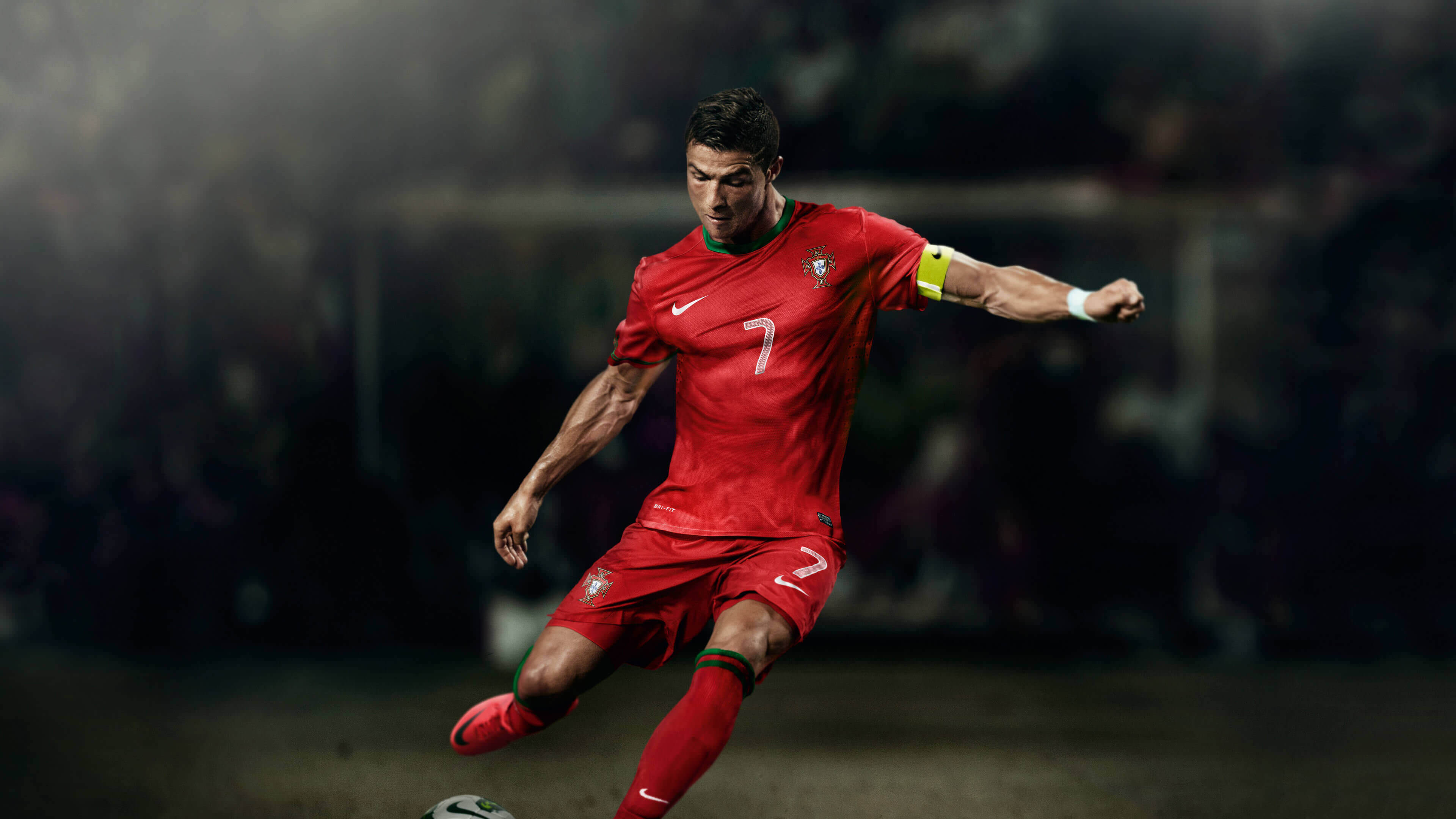 Cristiano Ronaldo In Portugal Jersey 4K wallpapers