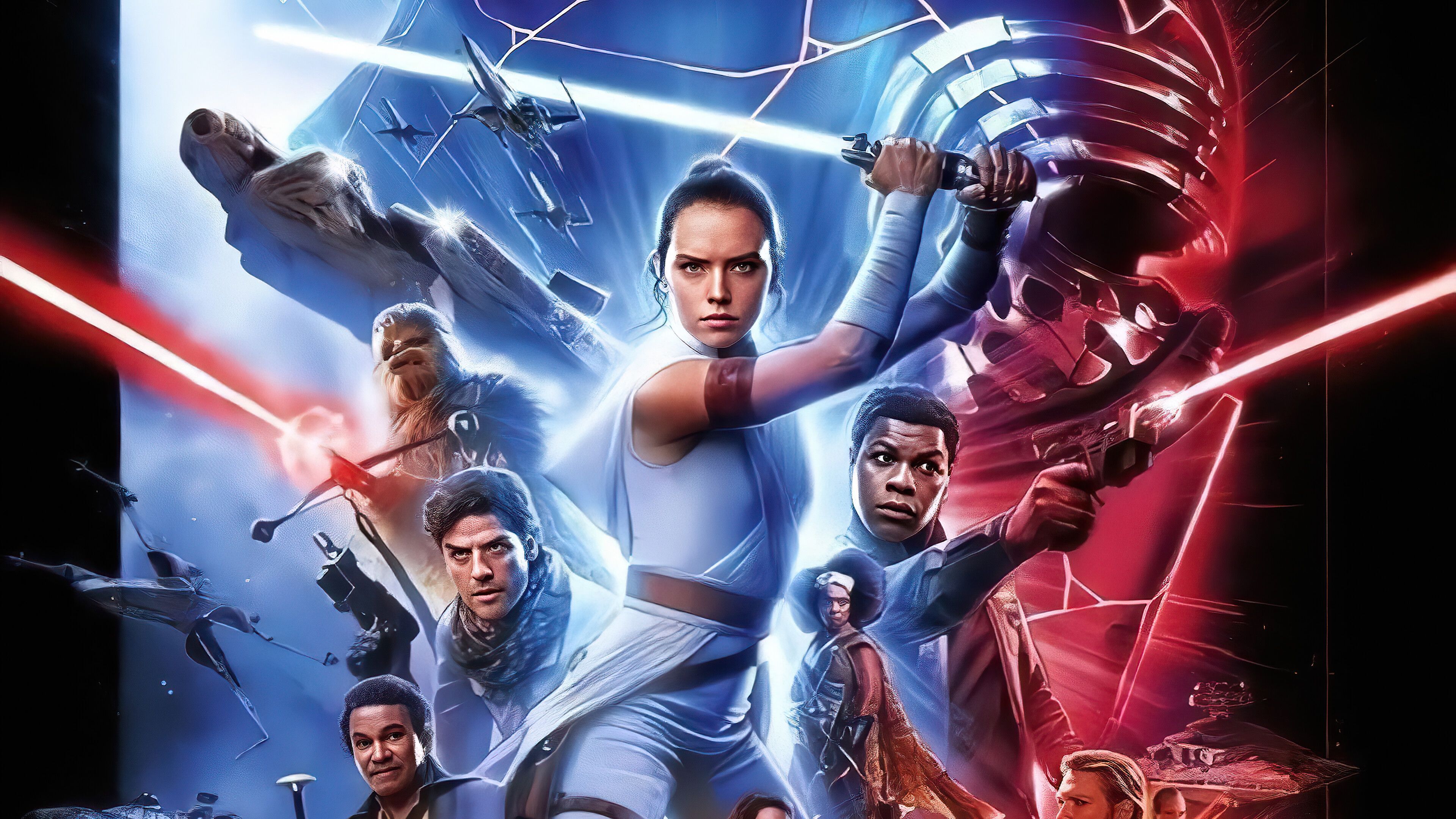 Star Wars The Rise of Skywalker, Poster, Movie, Characters, 4K wallpaper. Mocah.org HD Desktop Wallpaper