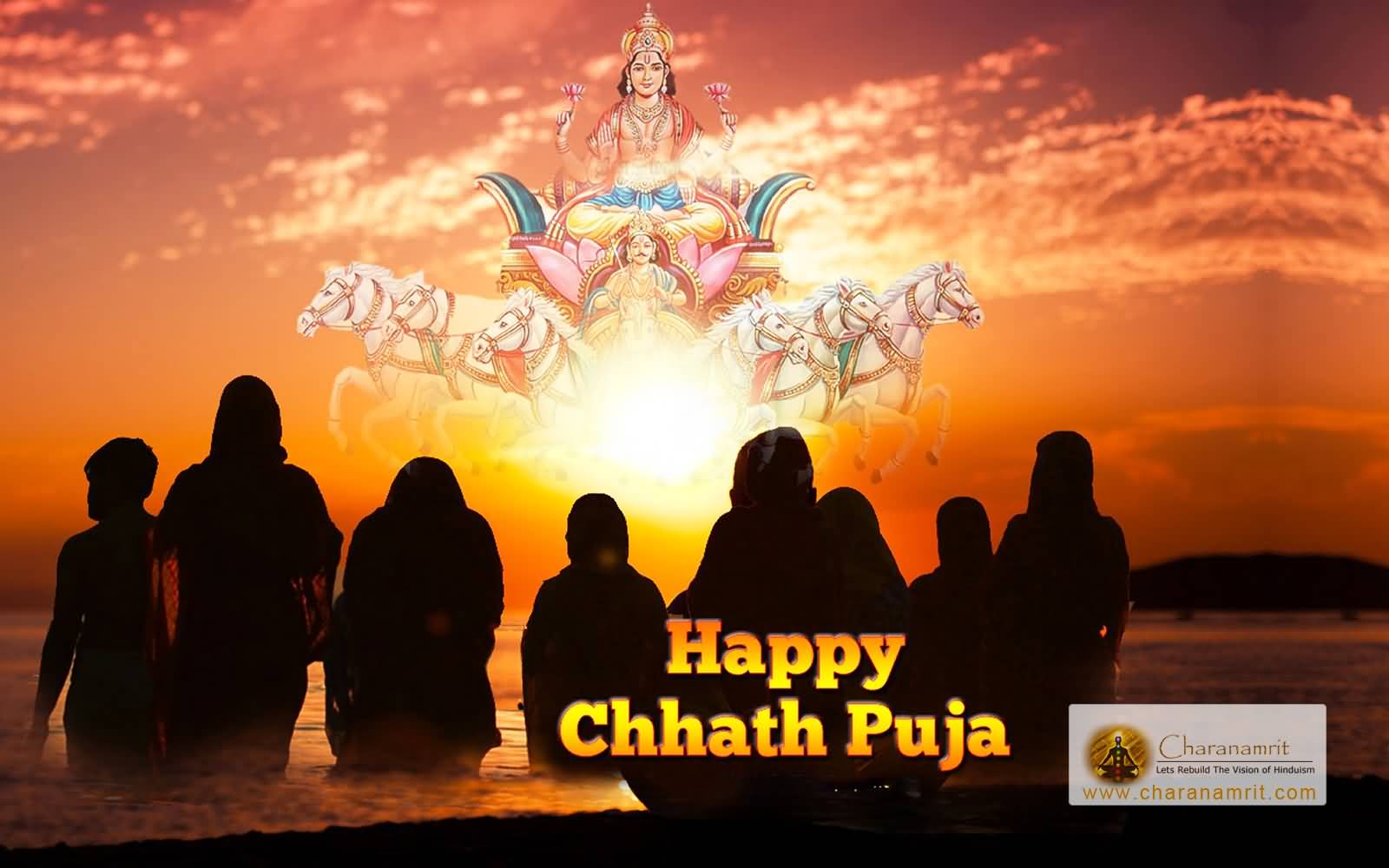 Happy Chhath Puja Greetings Wallpaper Chhath Puja Gif HD Wallpaper