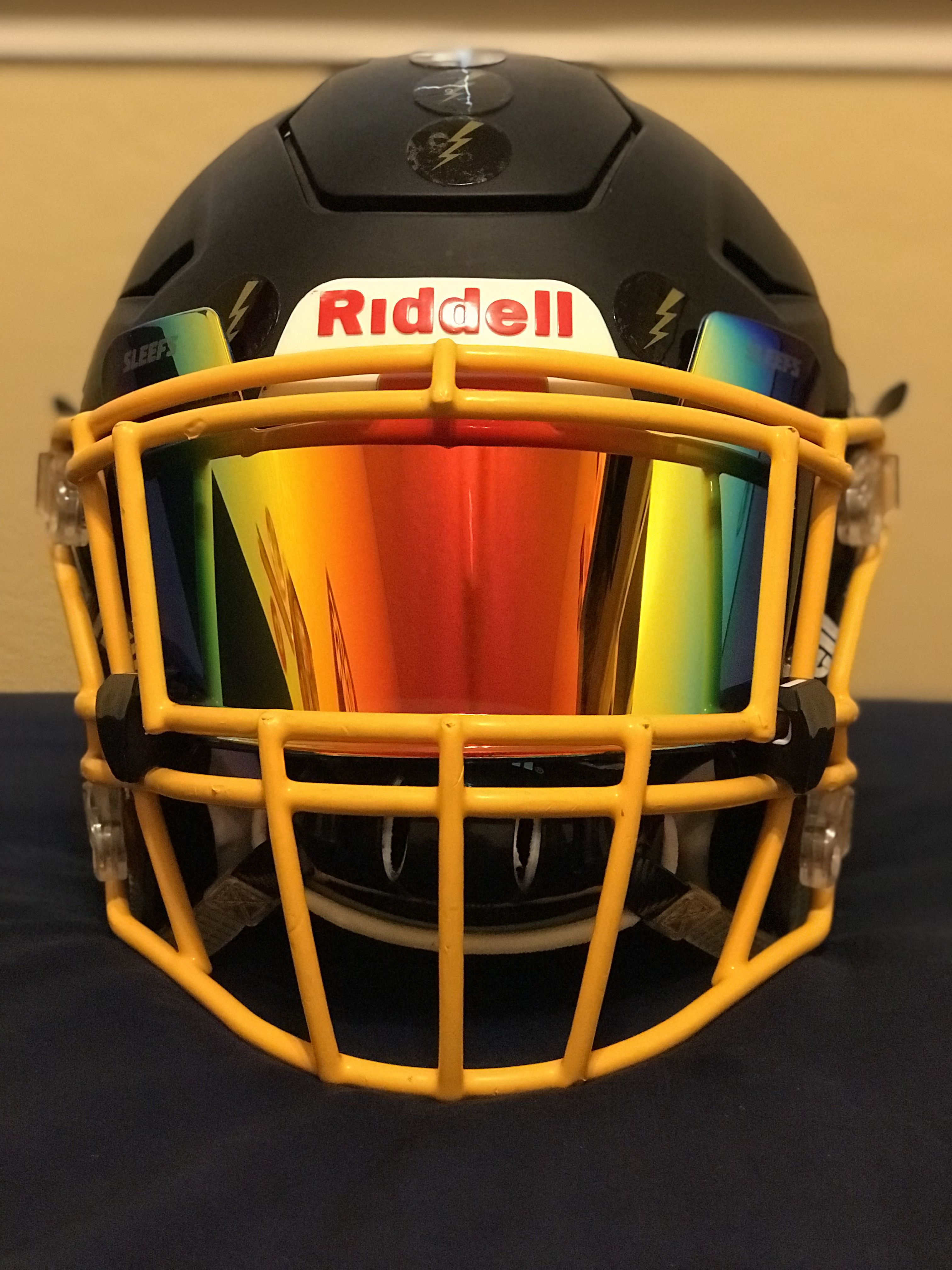 Jacob's HS helmet. Football helmets, Football, Super bowl nfl
