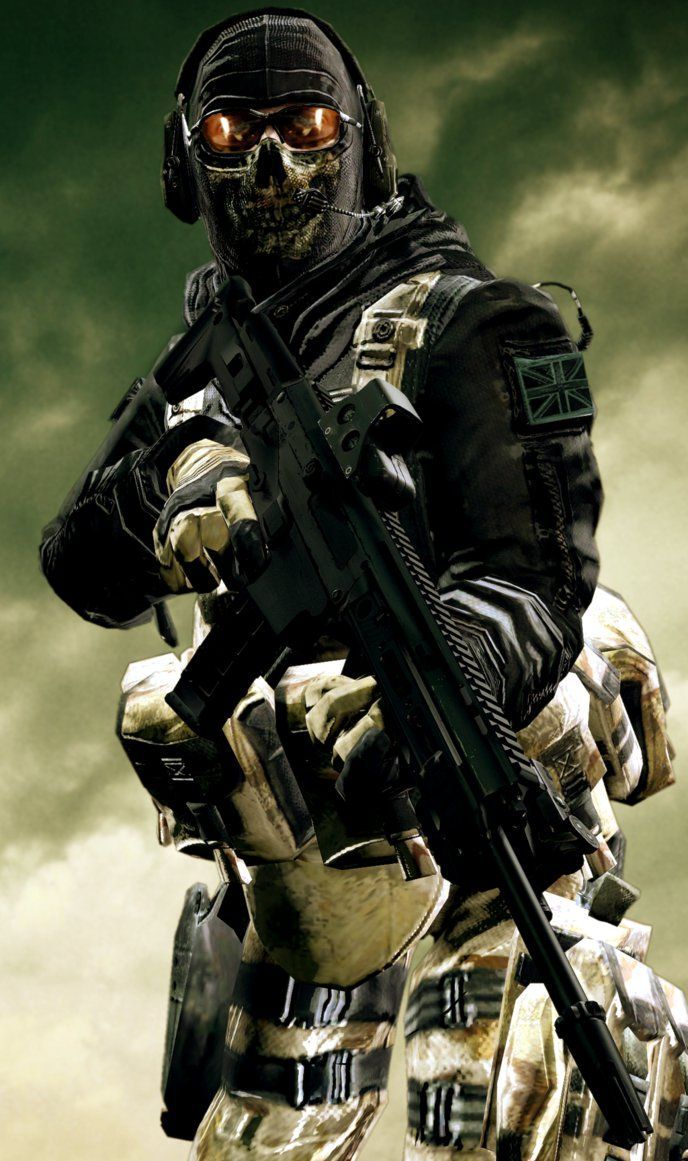 Simon Ghost Riley COD: Modern Warfare 2 (2022) 4K Wallpaper iPhone