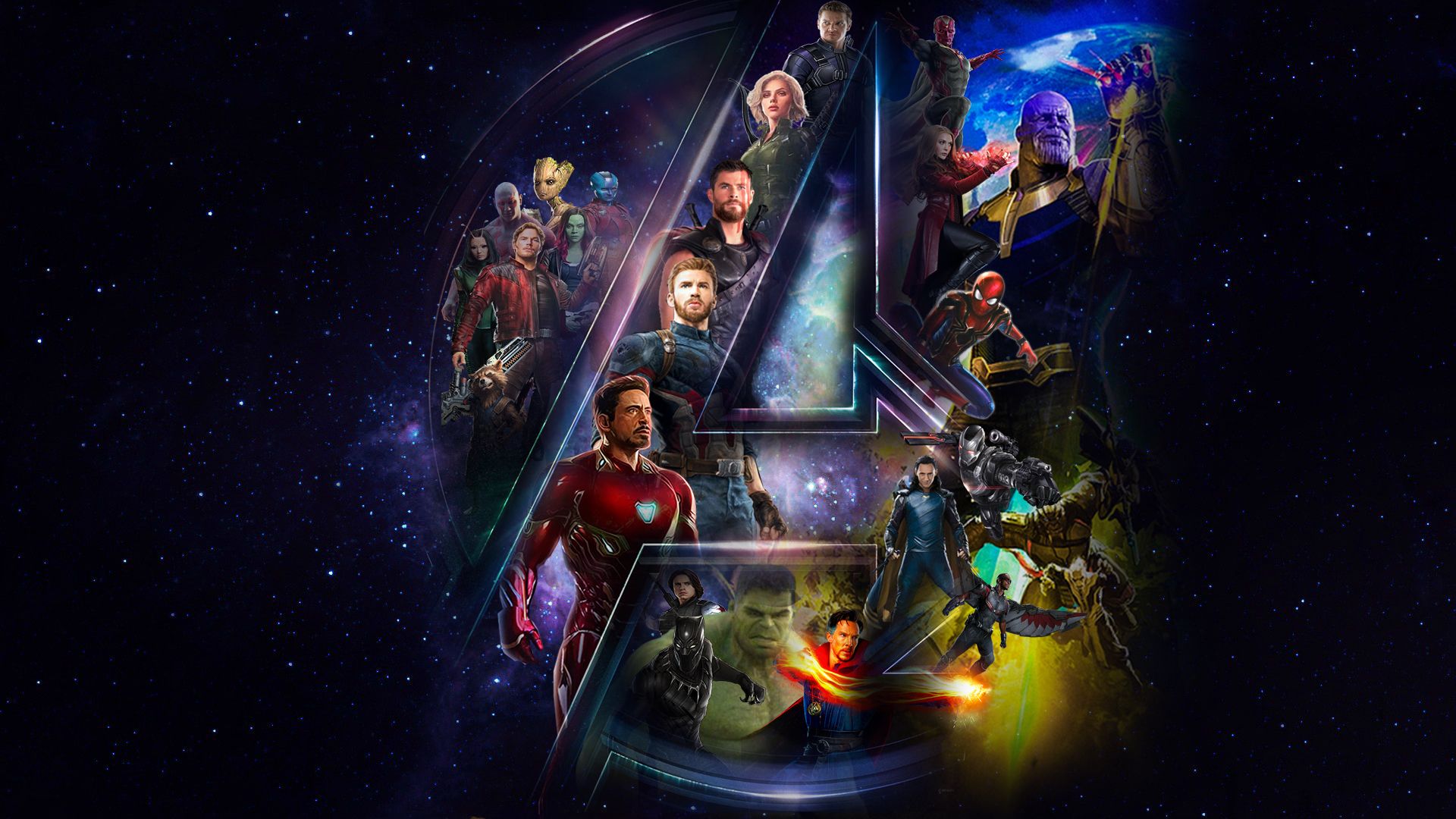 Avengers: Infinity War Logo HD Wallpaper