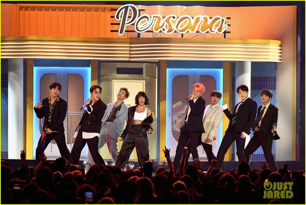BTS & Halsey Slay Their Debut Live Performance of 'Boy With Luv' at Billboard Music Awards!: Photo 1232091 Billboard Music Awards, Billboard Music Awards, BTS, Halsey Picture. Just Jared Jr