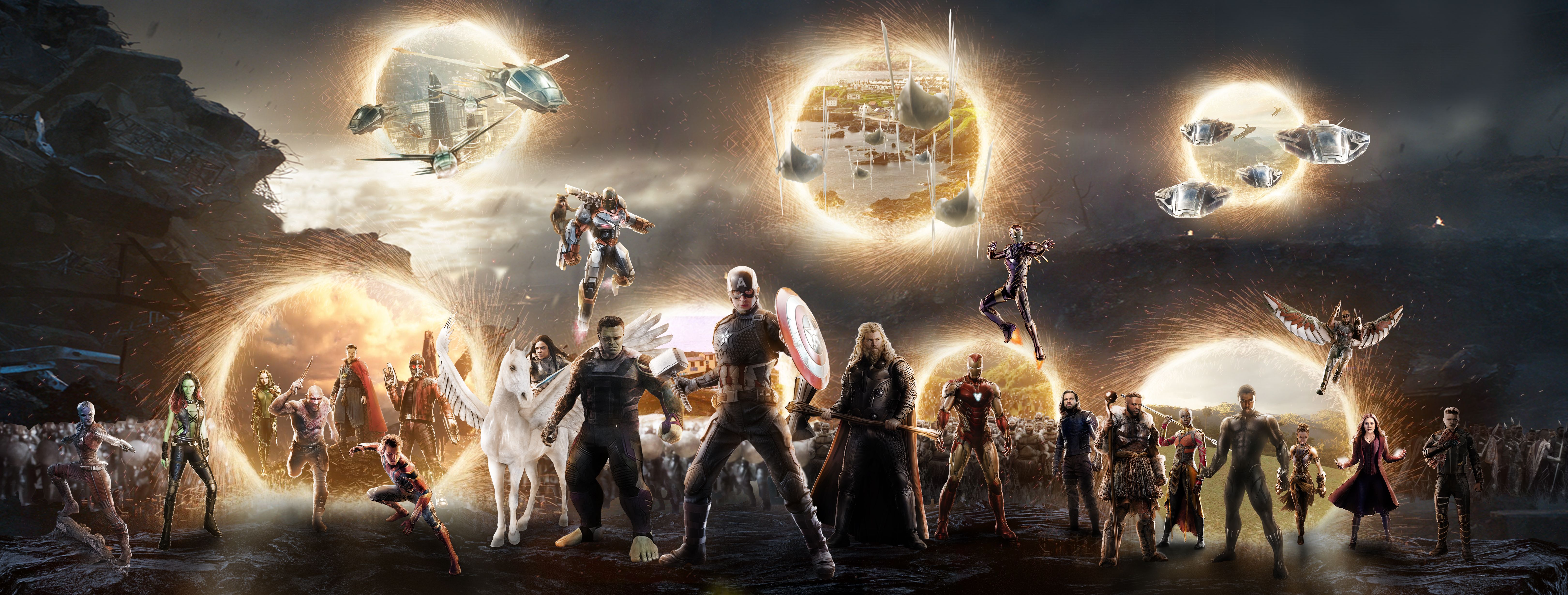 5k Avengers Endgame Final Battle Scene, HD Superheroes, 4k Wallpaper, Image, Background, Photo and Picture